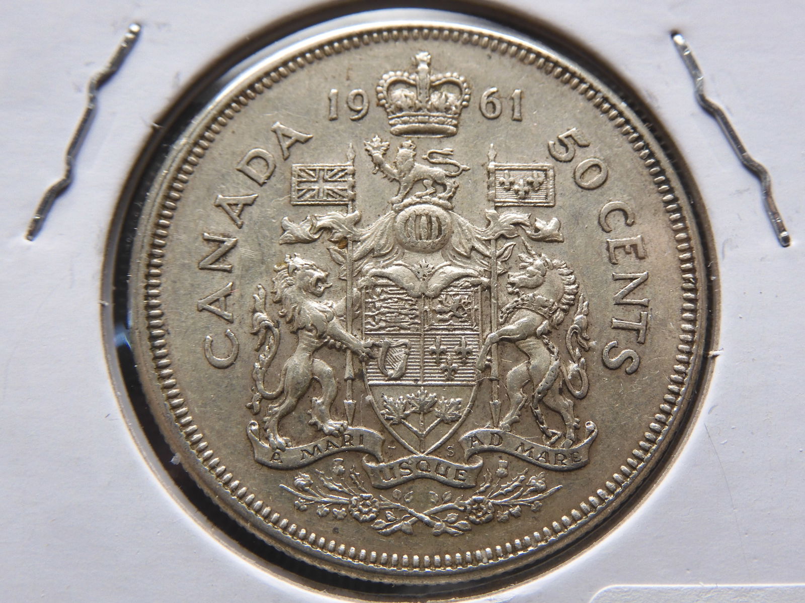 1961 Canada Half Dollar  .800 Silver (1 of 3)