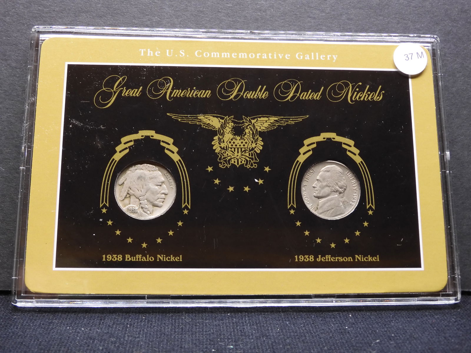 1938 Great American Double Dated Nickels Issued By U.s. Commemorative