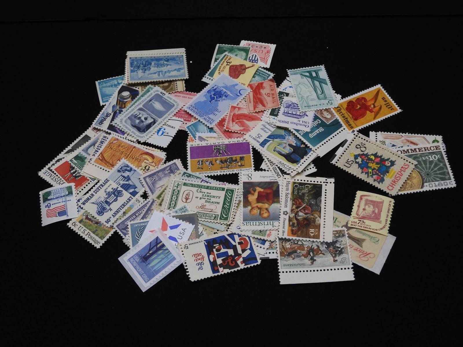 Mint Collection of 100 U.S. Stamps - Mystic Stamp, Camden, NY (1 of 5)