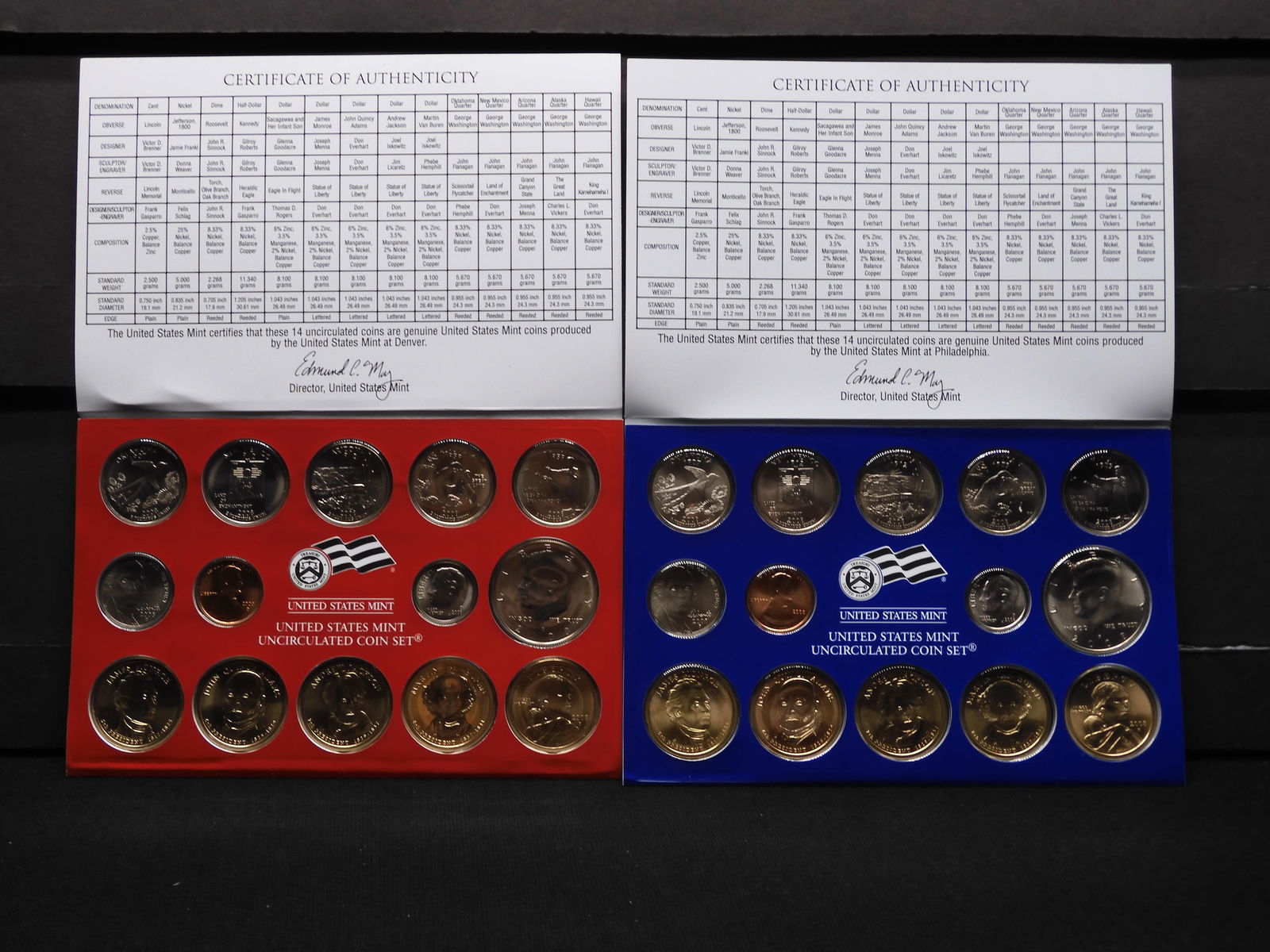 2008-P&D Uncirculated Mint Set OGP (1 of 7)