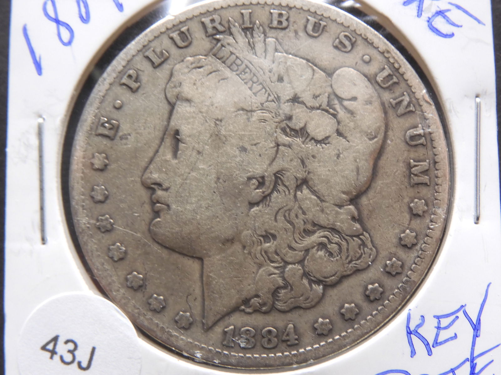 1884S Morgan Dollar - 90% Silver - Rare Key Date Coin (1 of 3)