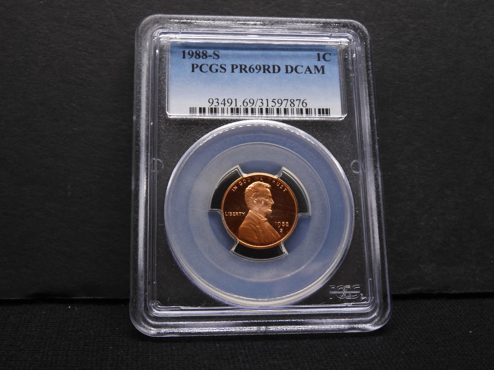 1988-S Lincoln Cent - PCGS PR69RD DCAM (1 of 4)