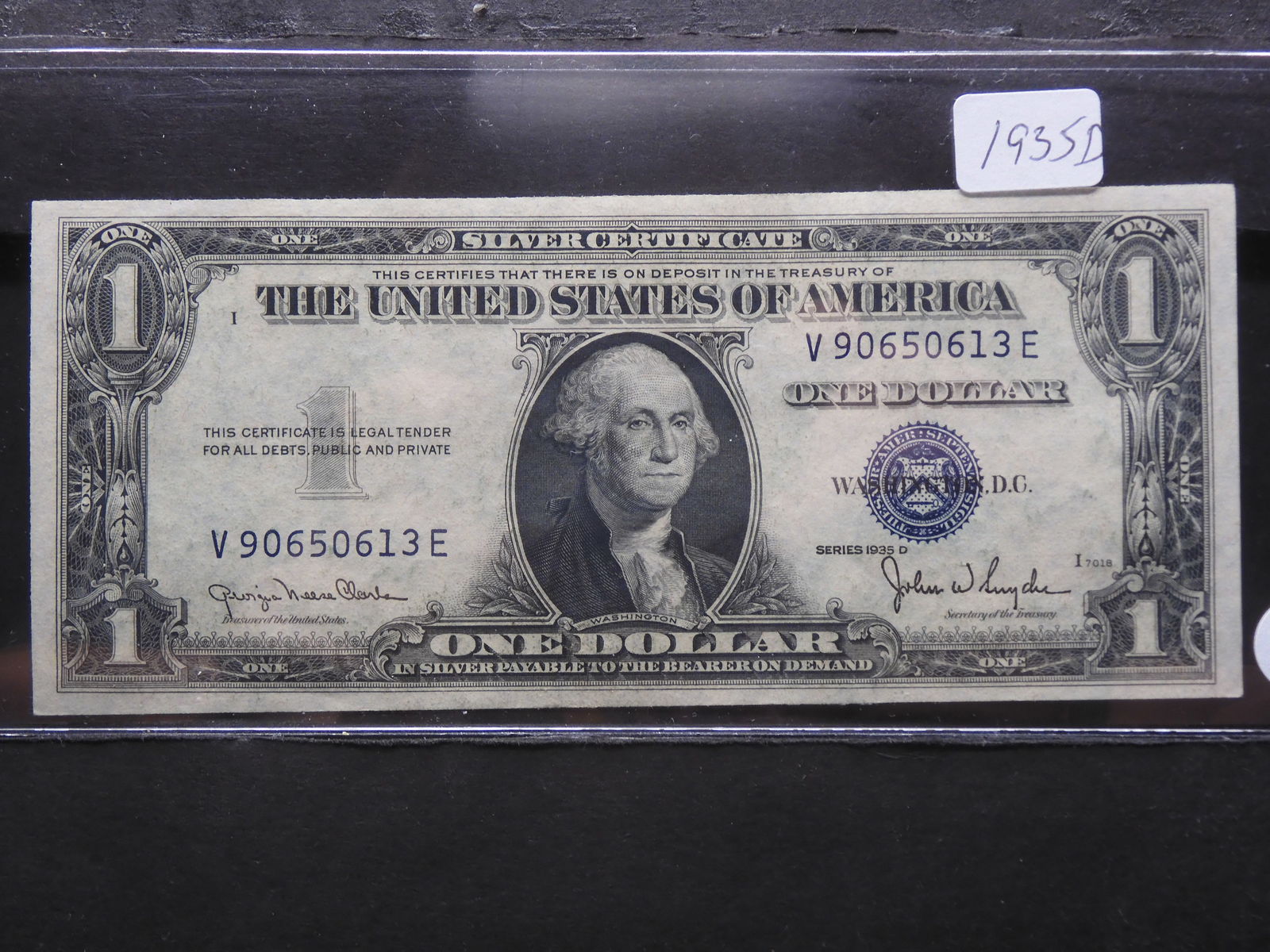 1935d $1 Silver Certificate Crisp Auction 1935d $1 Silver Certificate Crisp Auction