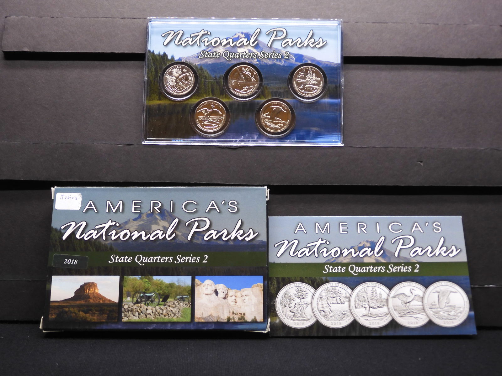2018-S America's National Parks Quarters - Uncirculated - 5 Coins (1 of 4)