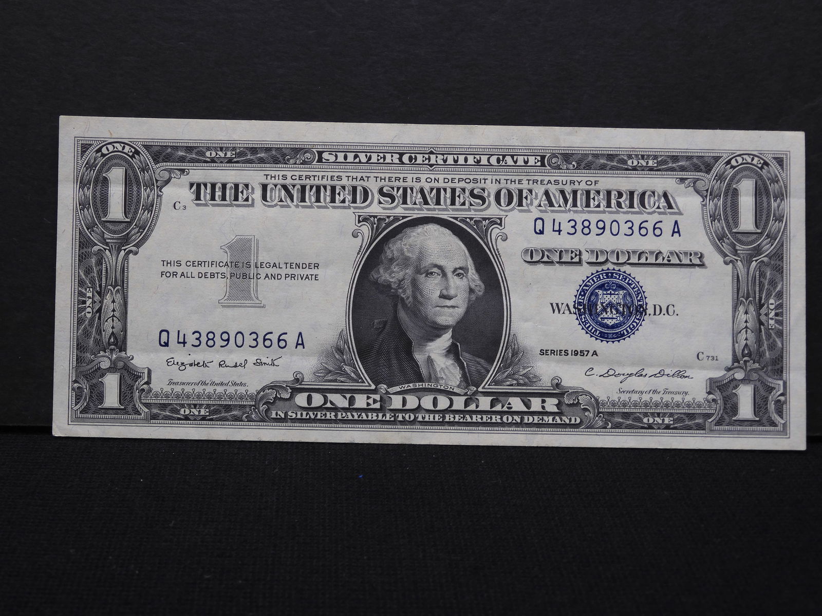Series 1957-A $1.00 Silver Certificate Note (1 of 3)