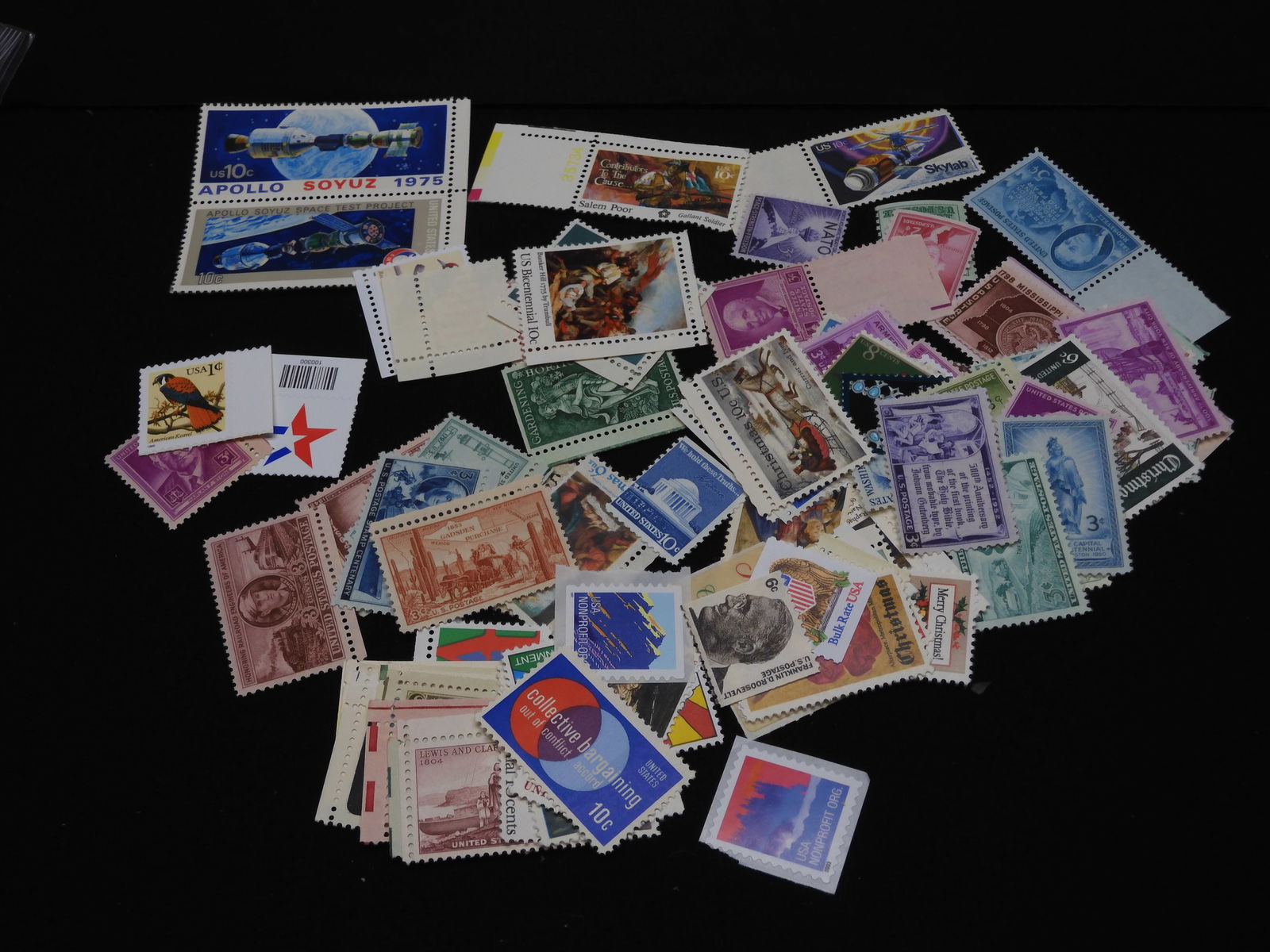 Mint Collection of 100 U.S. Stamps - Mystic Stamp, Camden, NY (1 of 6)
