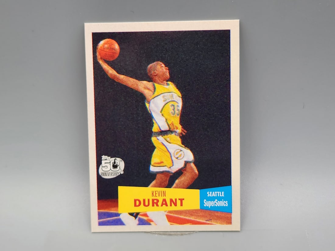 2007 Topps Kevin Durant #112 Rookie - 1957 Topps Variation: 2007 Topps Kevin Durant #112 Rookie - 1957 Topps Variation