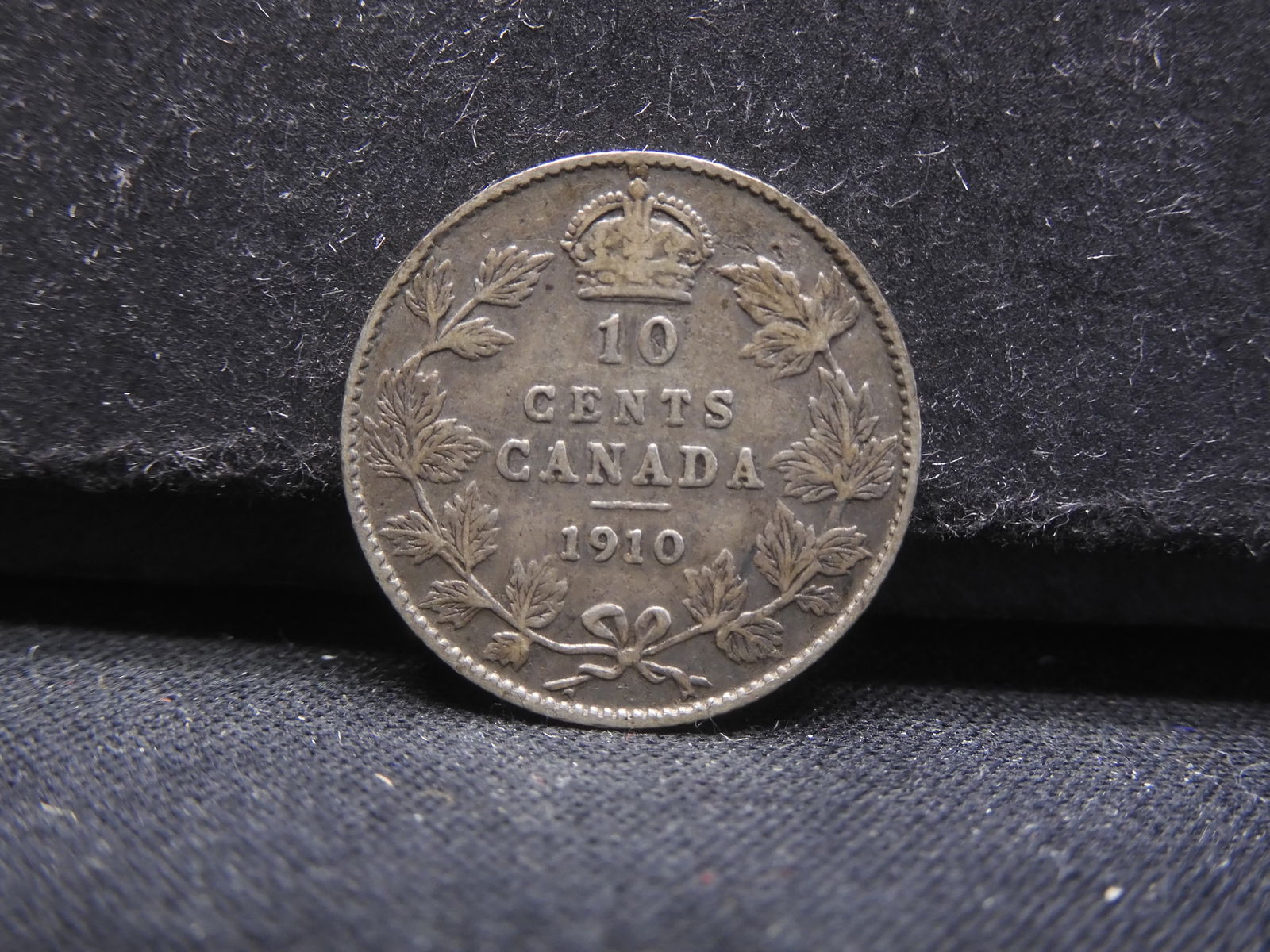 1910 10 Cents from Canada 92.5% Silver (1 of 2)