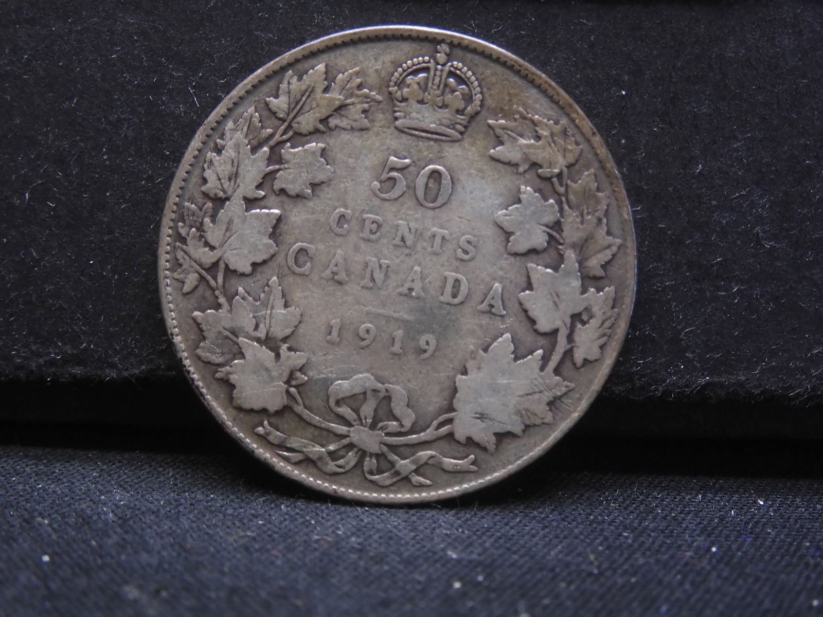 1919 50 Cents from Canada 92.5% Silver (1 of 2)