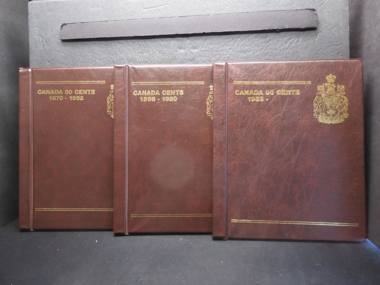 3 Empty Canadian Coin Albums (1 of 7)