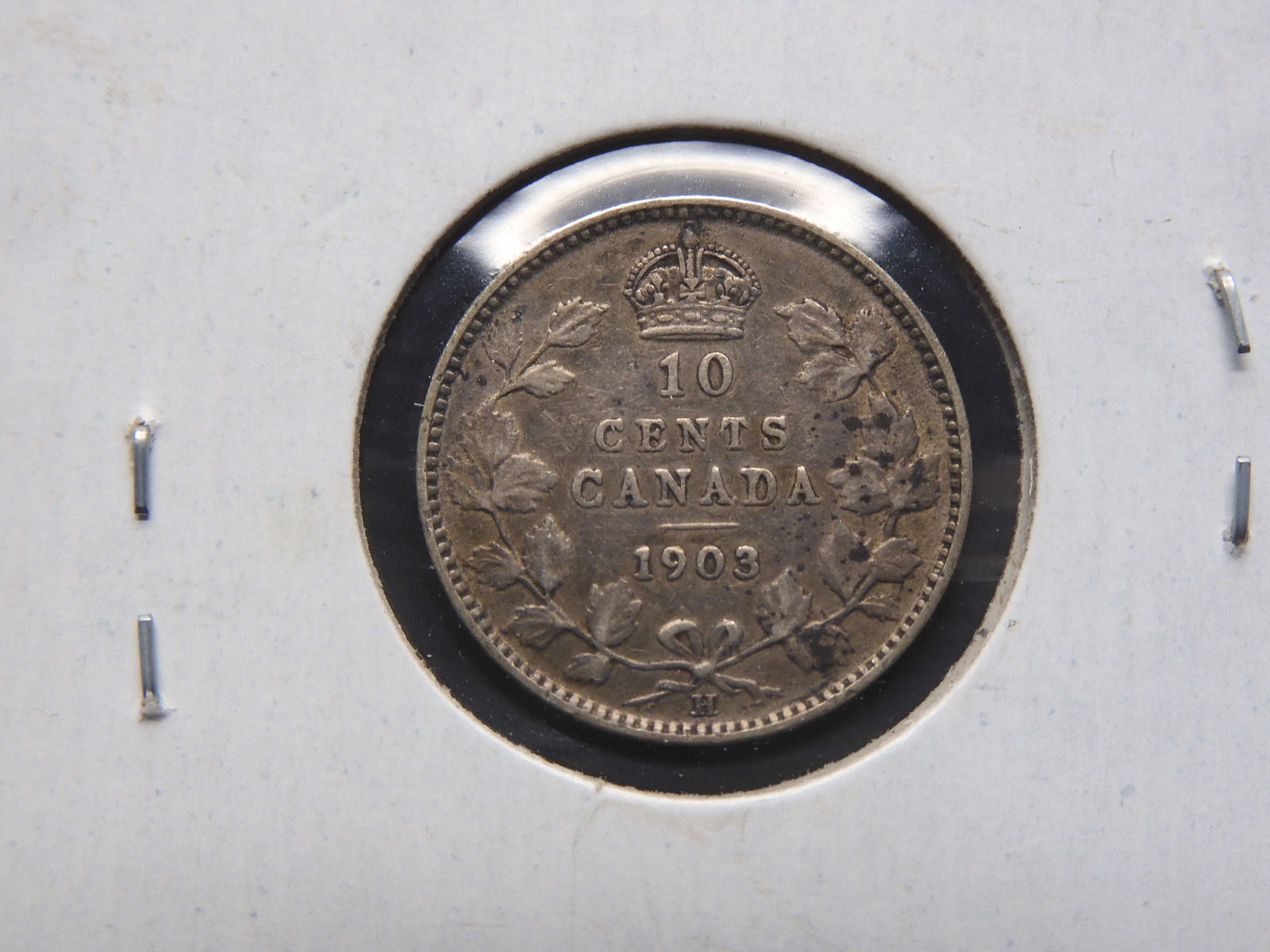1903 H 10 Cents from Canada 92.5% Silver (1 of 3)