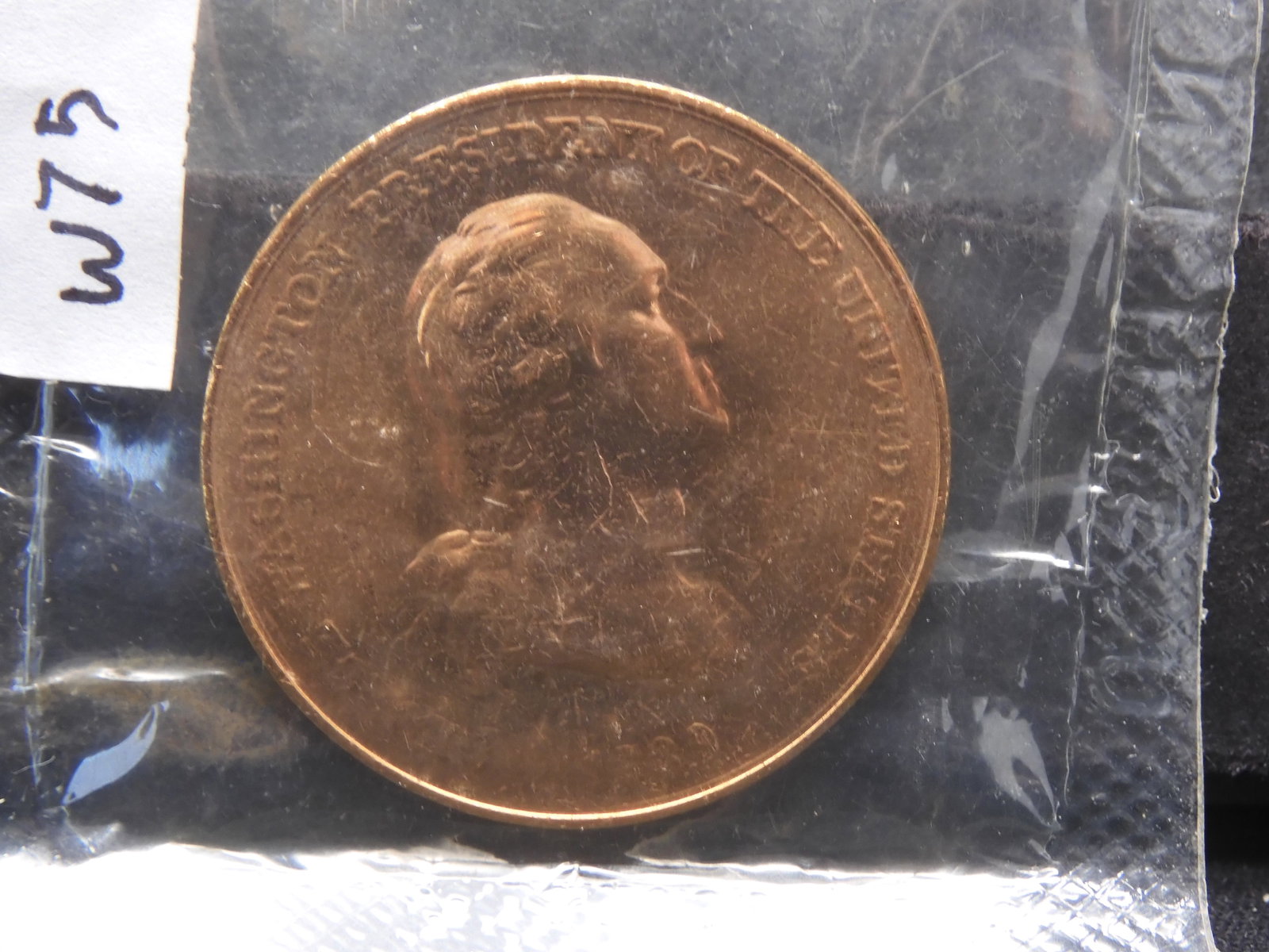 1789 Peace and Friendship Medal George Washington: 1789 Peace and Friendship Medal George Washington
