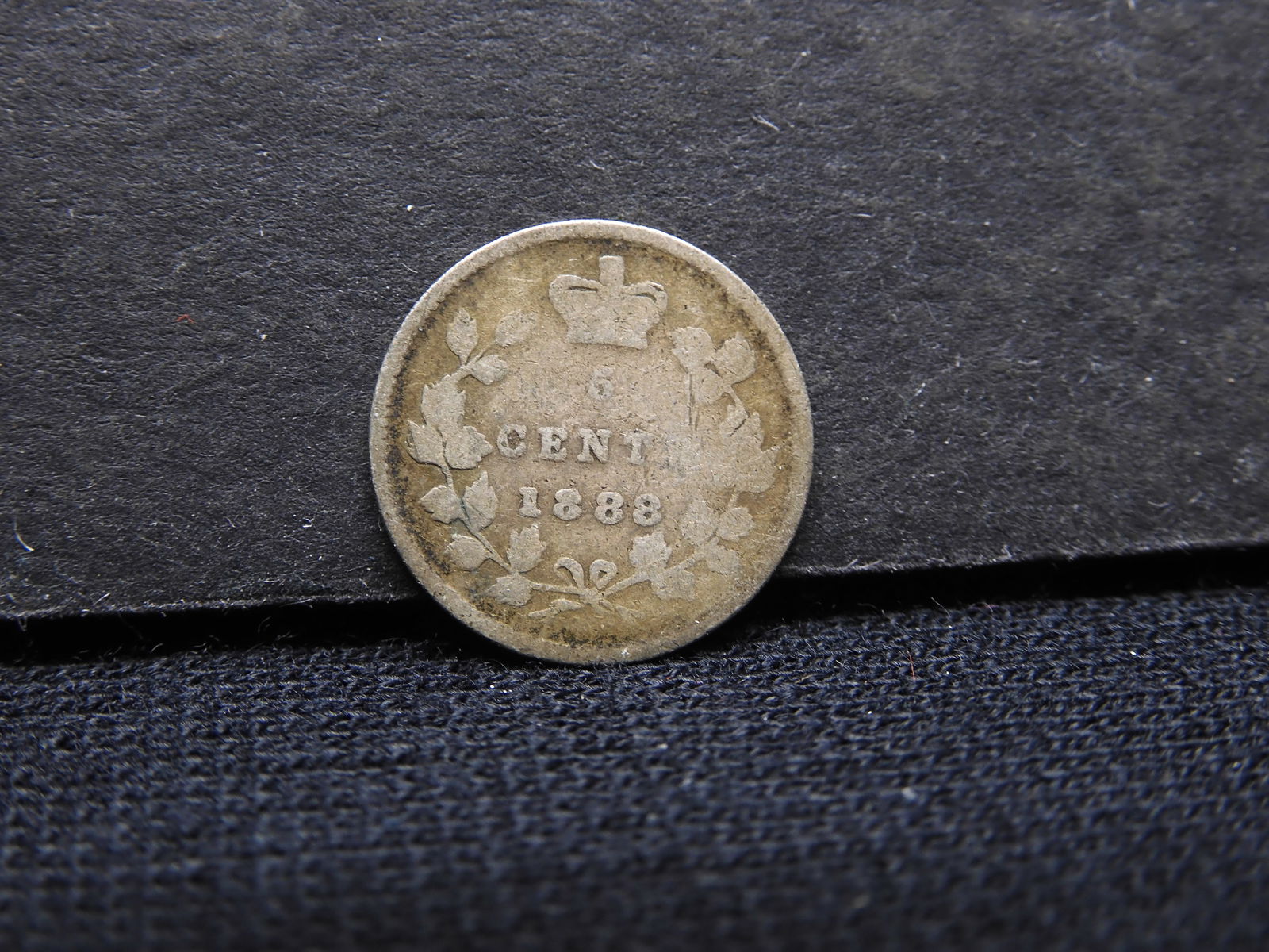 1888 Canada 5 Cents .925 Silver (1 of 2)