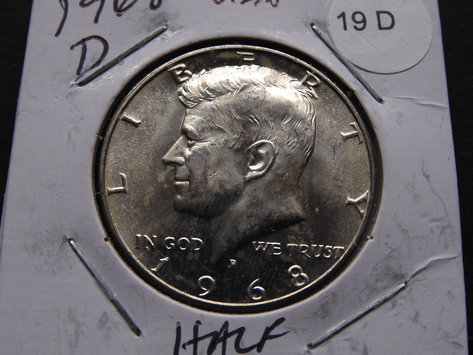 1968-D Silver-Clad Kennedy Half Dollar (1 of 3)