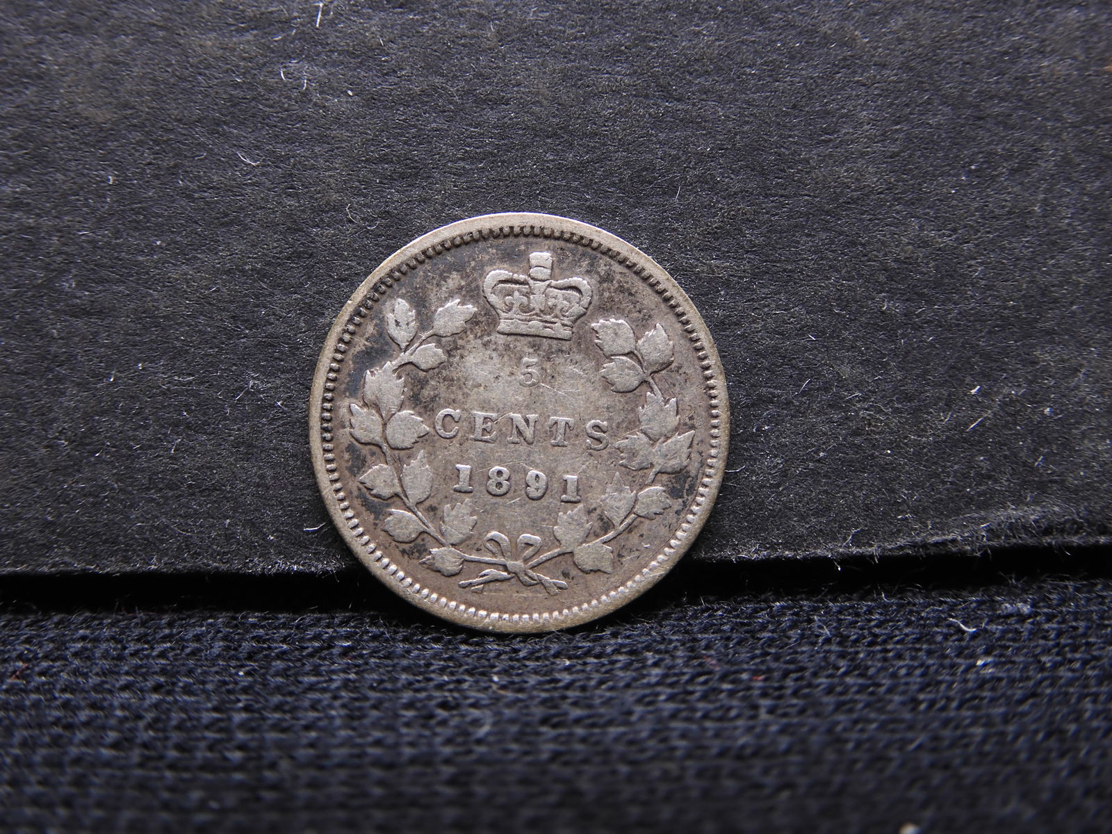 1891 Canada 5 Cents .925 Silver (1 of 2)
