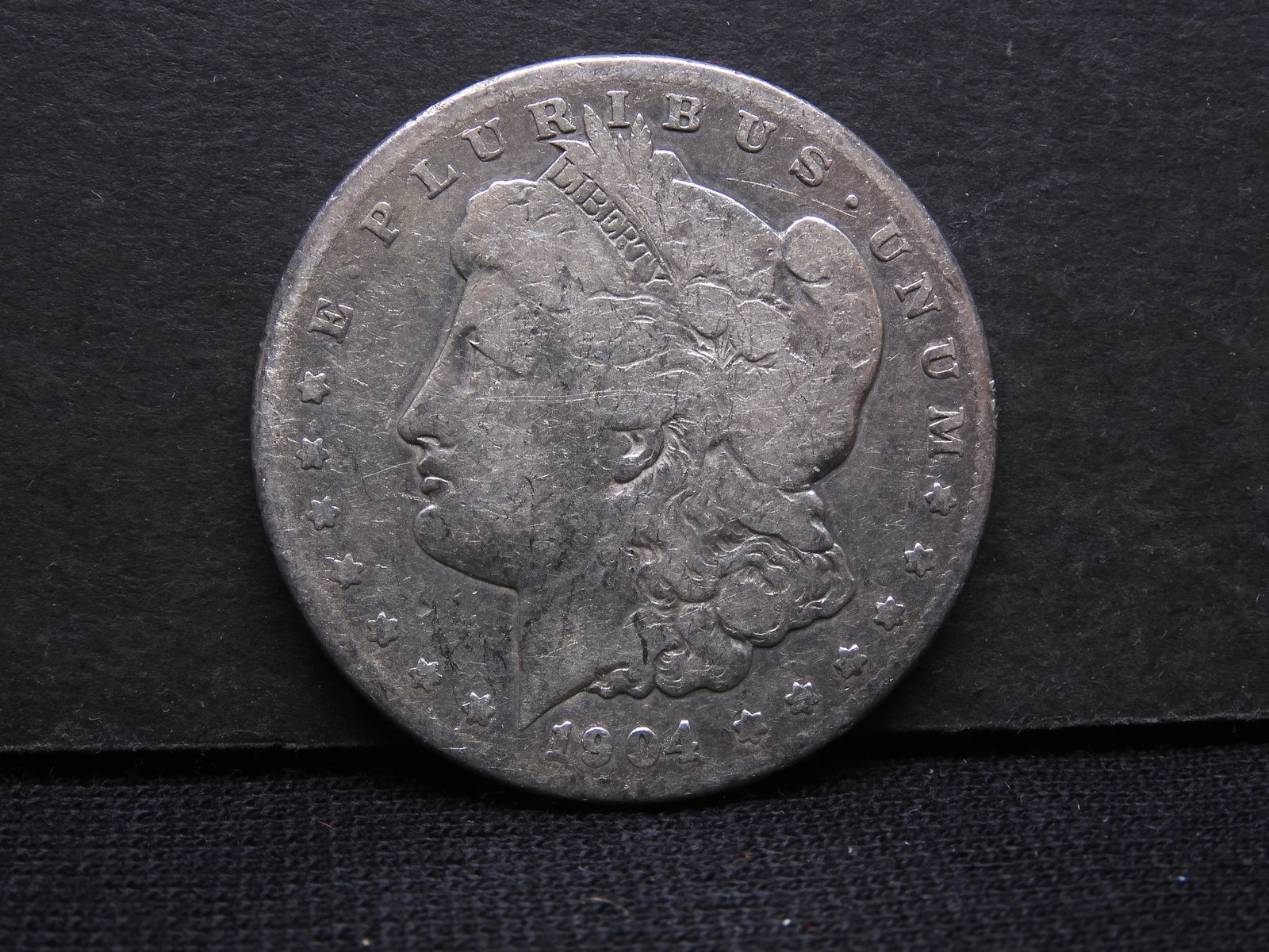 1904-S Semi-Key Date Morgan Silver Dollar. (1 of 2)