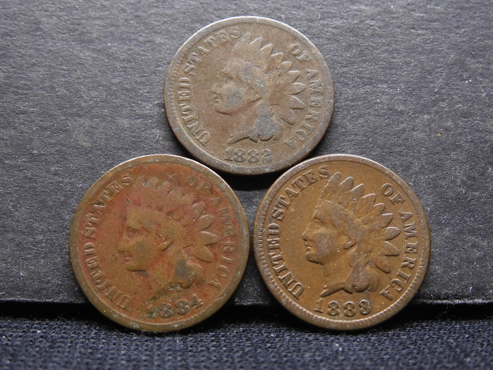 1882, 1883, 1884 Indian Head Pennies - Better Dates!: 1882, 1883, 1884 Indian Head Pennies - Better Dates!
