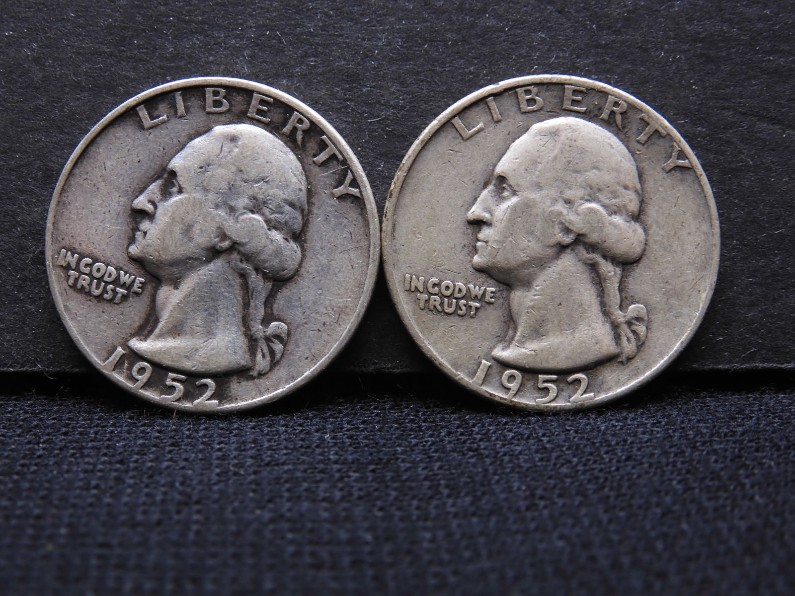 (2) 1952-D Washington Quarters (1 of 2)