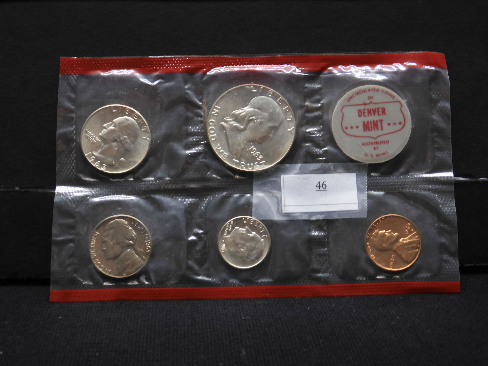 1963-D Uncirculated Mint Set - 5 Coins (1 of 2)