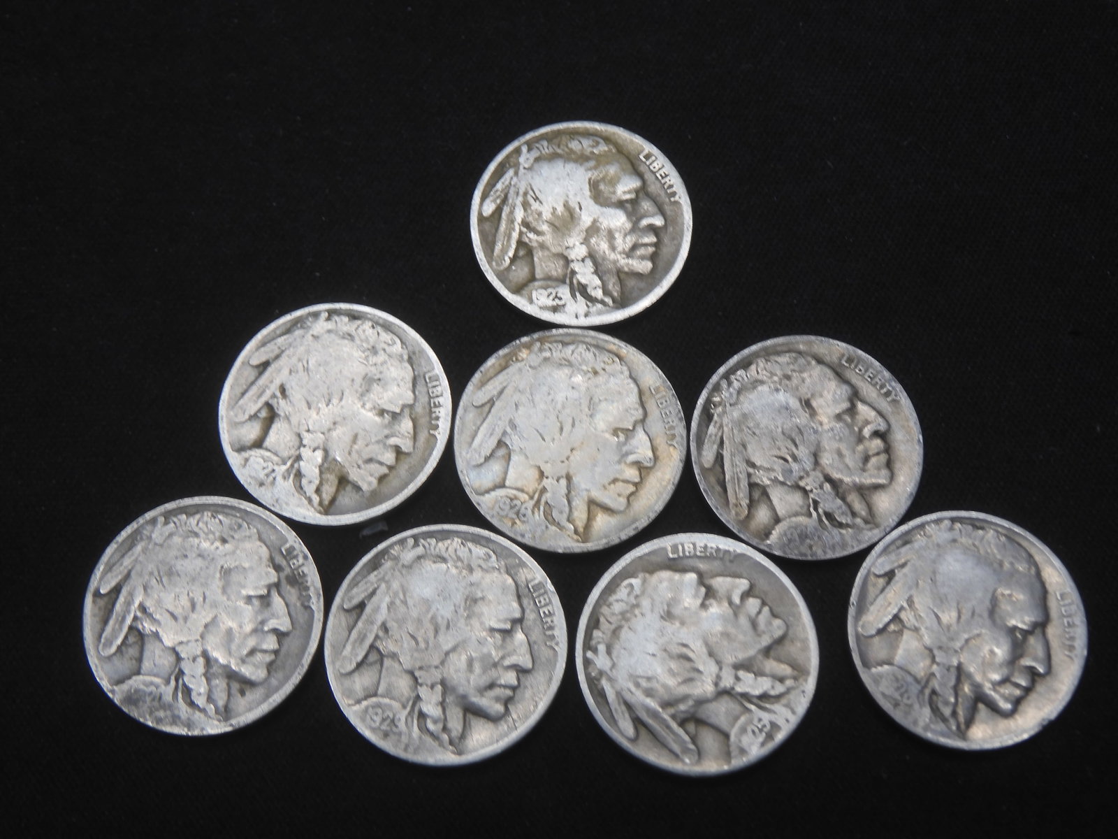 1920/1923/1924-D/1925/1926/1927/1928/1929 Buffalo Nickels: 1920/1923/1924-D/1925/1926/1927/1928/1929 Buffalo Nickels