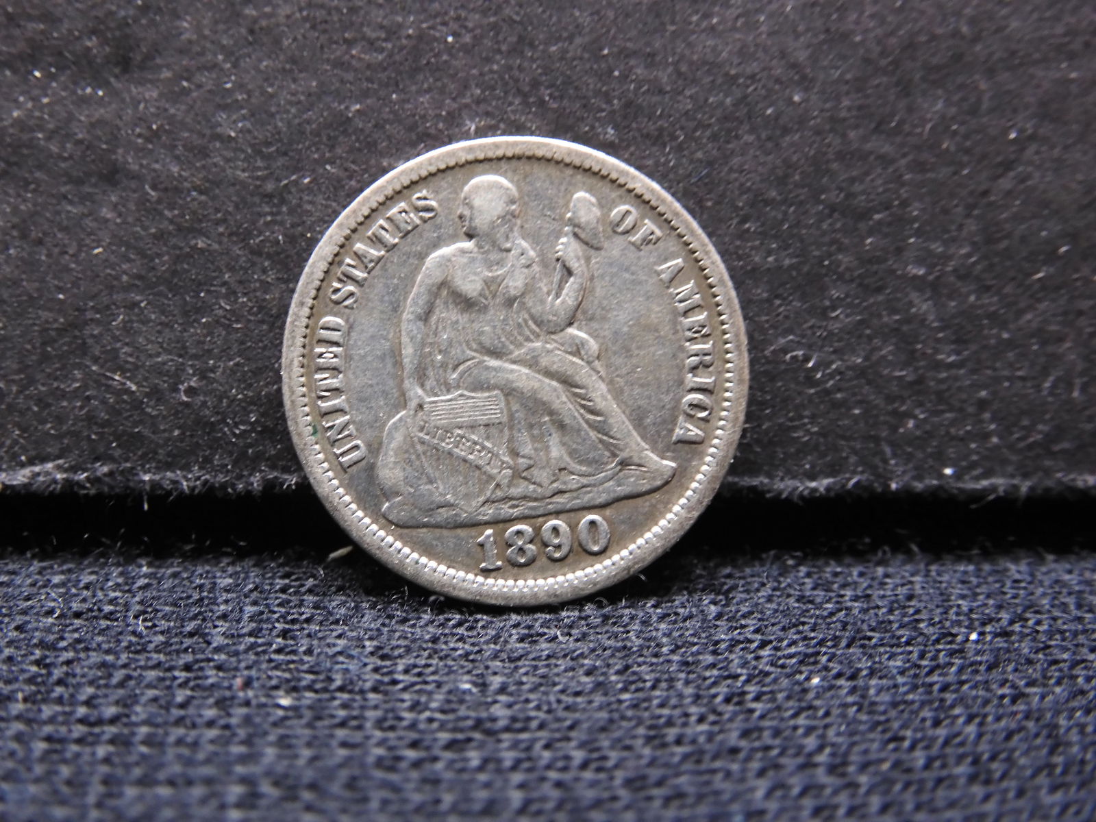 1890 Seated Liberty Dime - VF (1 of 2)