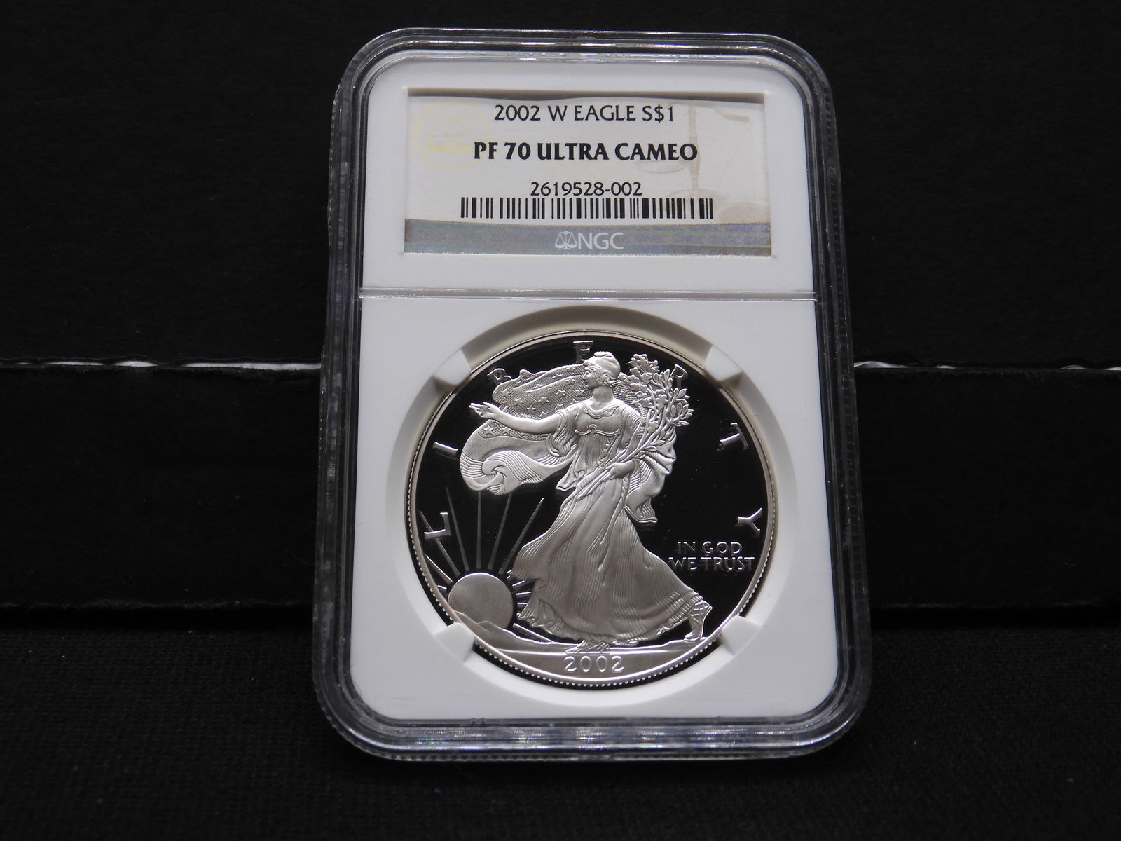 2002-W American Silver Eagle - NGC PF70 Ultra Cameo (1 of 4)