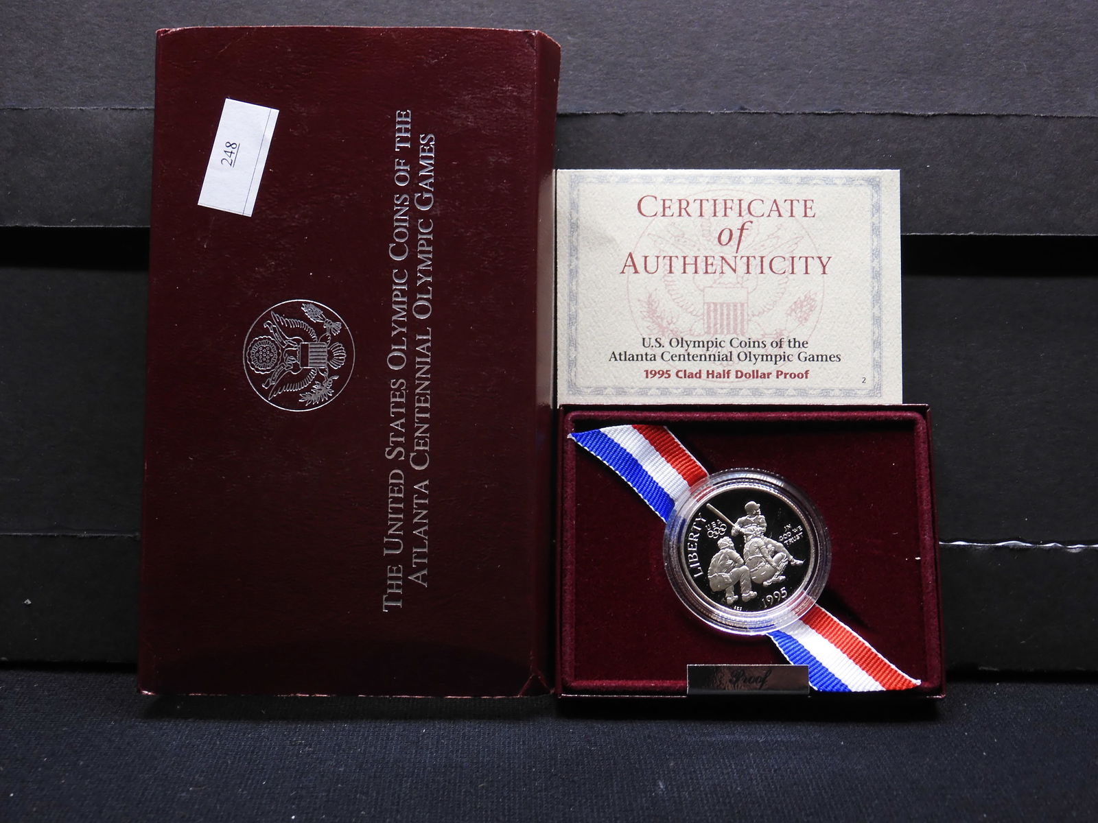 1995-S Olympic Coins Atlanta Centennial Games Proof Half Dollar - OGP (1 of 4)