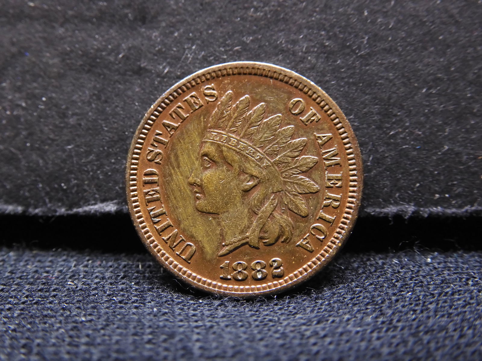 1882 GEM UNC Indian Head Cent - Nice Color (1 of 2)