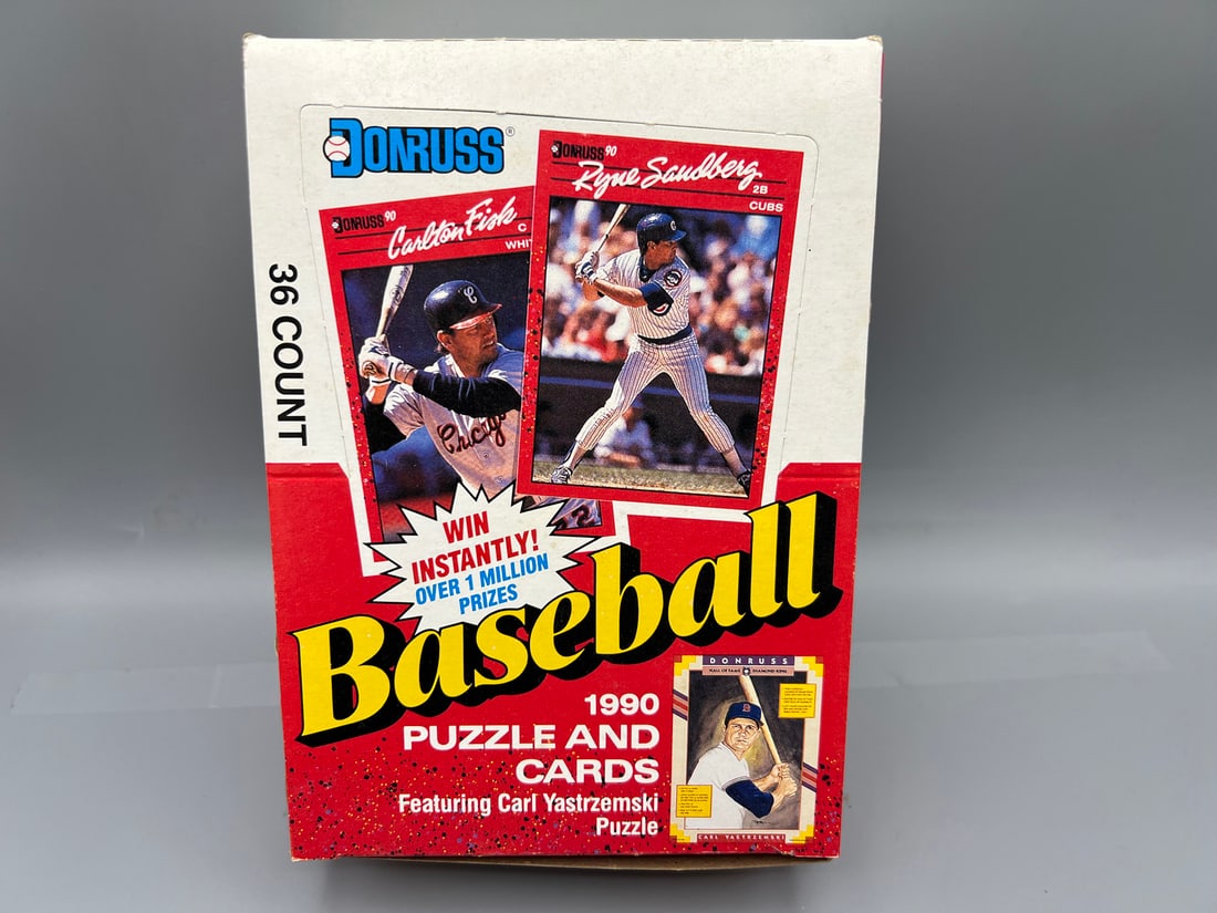 1990 Donruss Baseball Complete Wax Box (1 of 2)