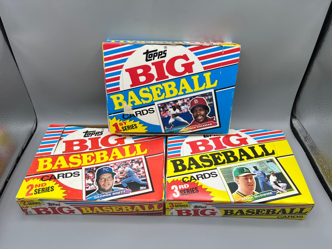 1988 Topps Big Baseball Series 1, 2 & 3 Complete Wax Boxes (1 of 4)