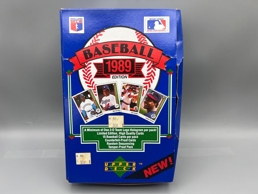 1989 Upper Deck Baseball Complete Wax Box - Possible Ken Griffey Jr. RCs (1 of 2)