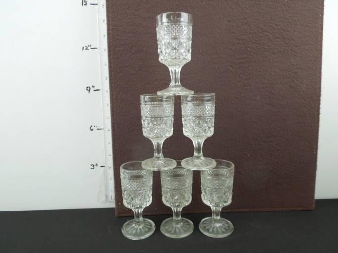 6 Wexford Stemmed Juice Glasses