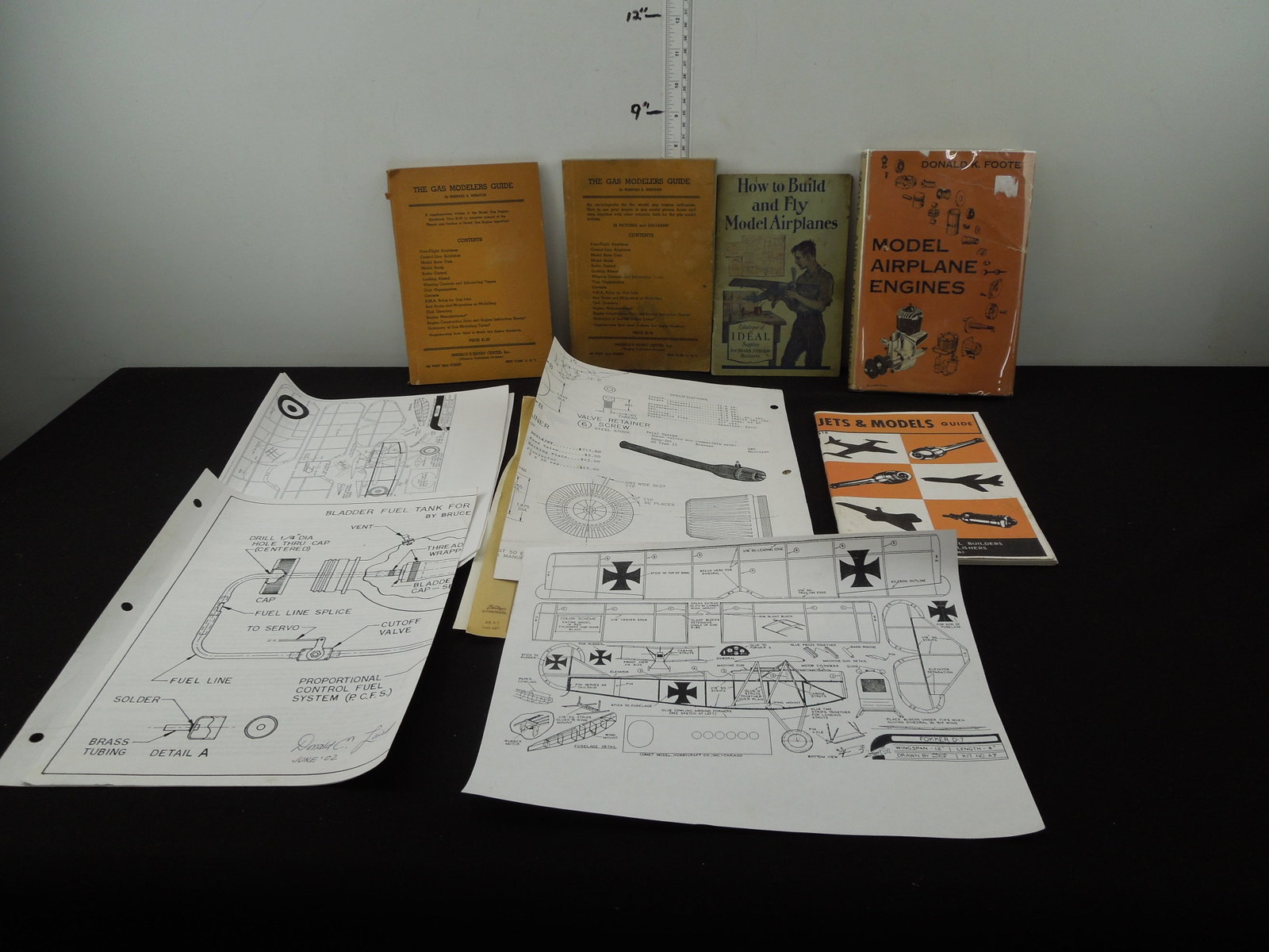 Model Airplane Engine Books & Pulsejet Diagrams: Model Airplane Engine Books & Pulsejet Diagrams