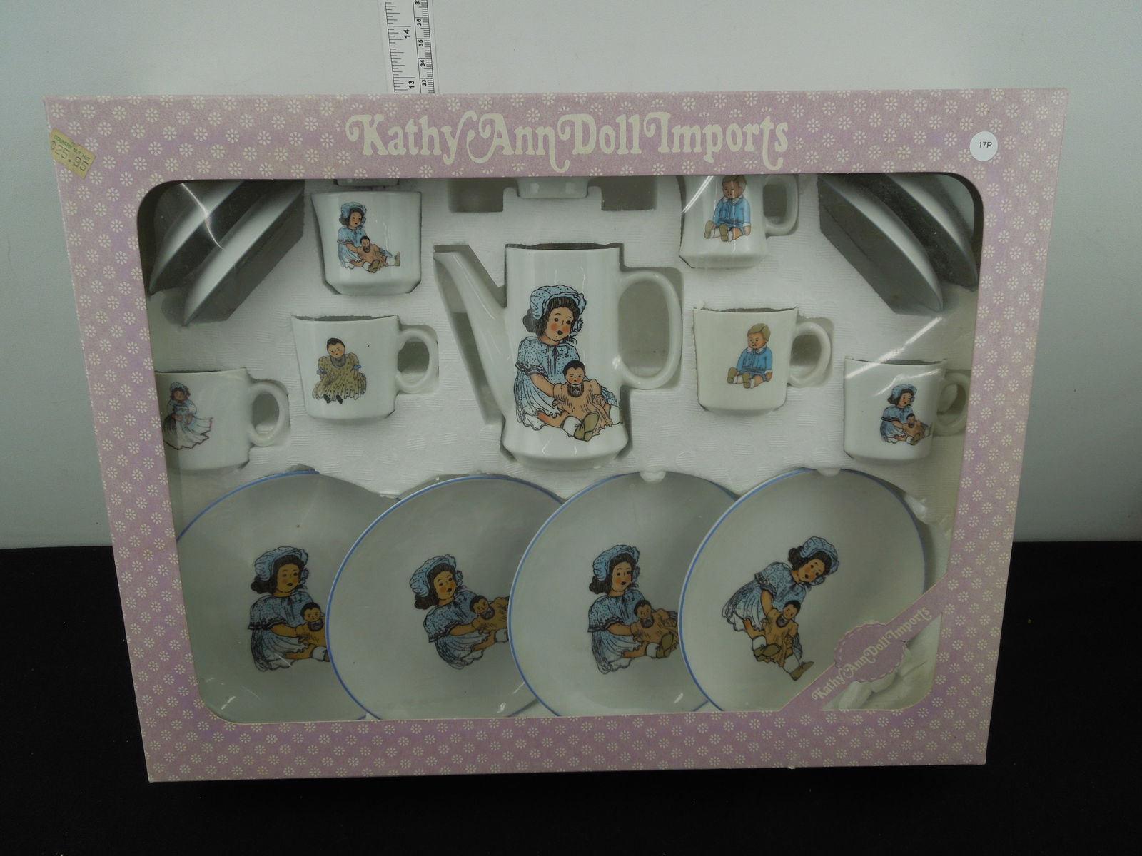 NIB Kathy Ann Doll Imports Child's Tea Set , Reutter Porcelain, Made in W. Germany (1 of 4)