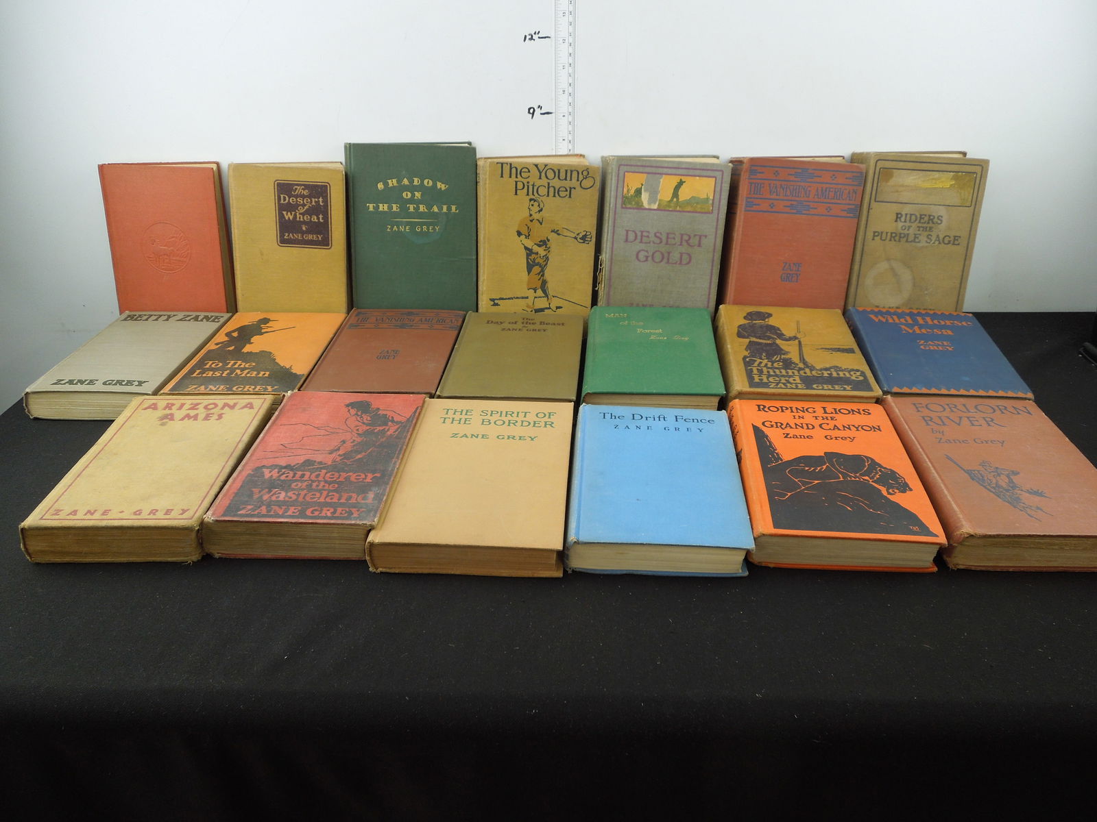 Twenty Zane Grey Books. Varying Conditions. (1 of 5)