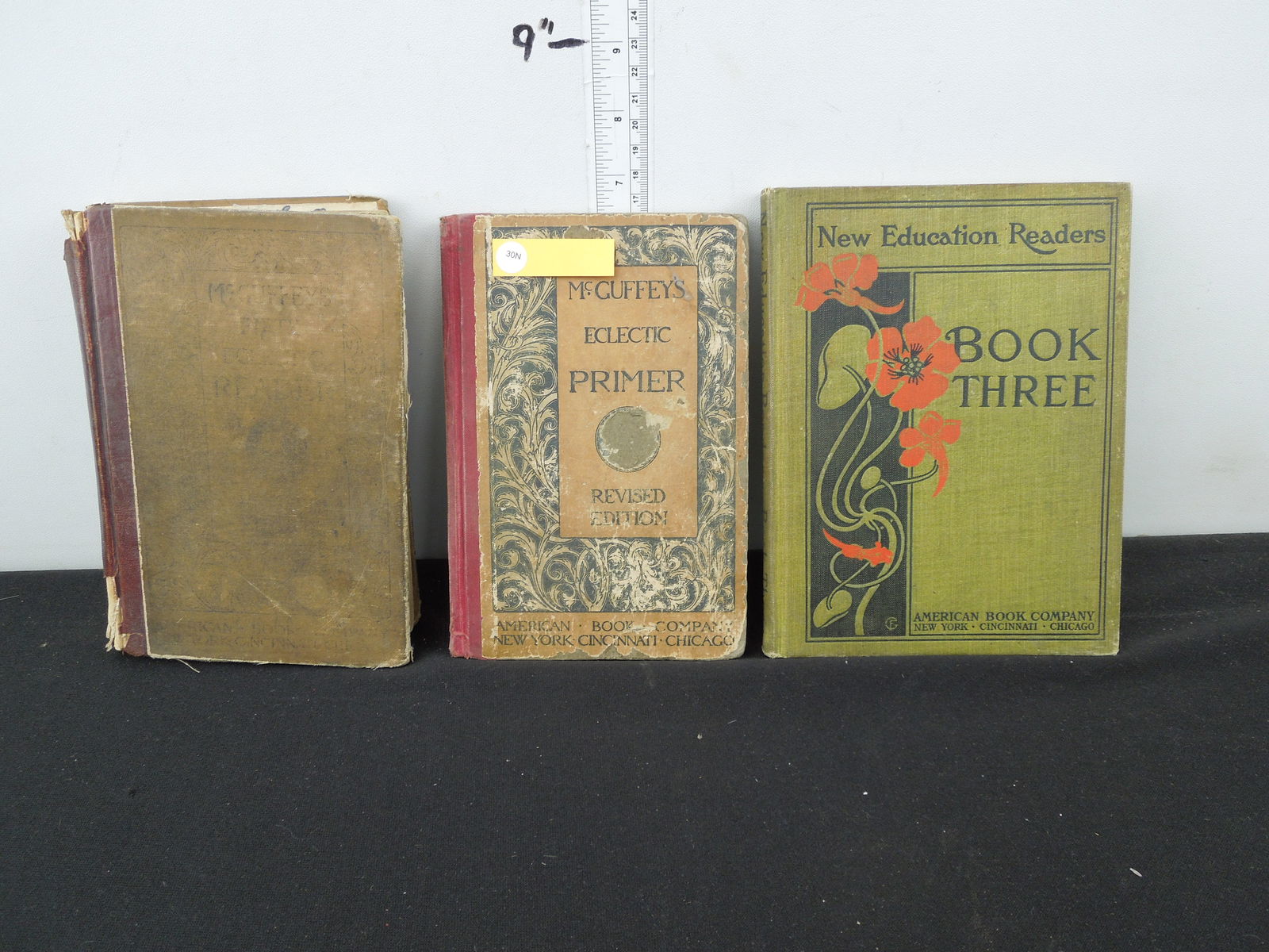 Three School Books McGuffey's and New Education Reader (1 of 6)