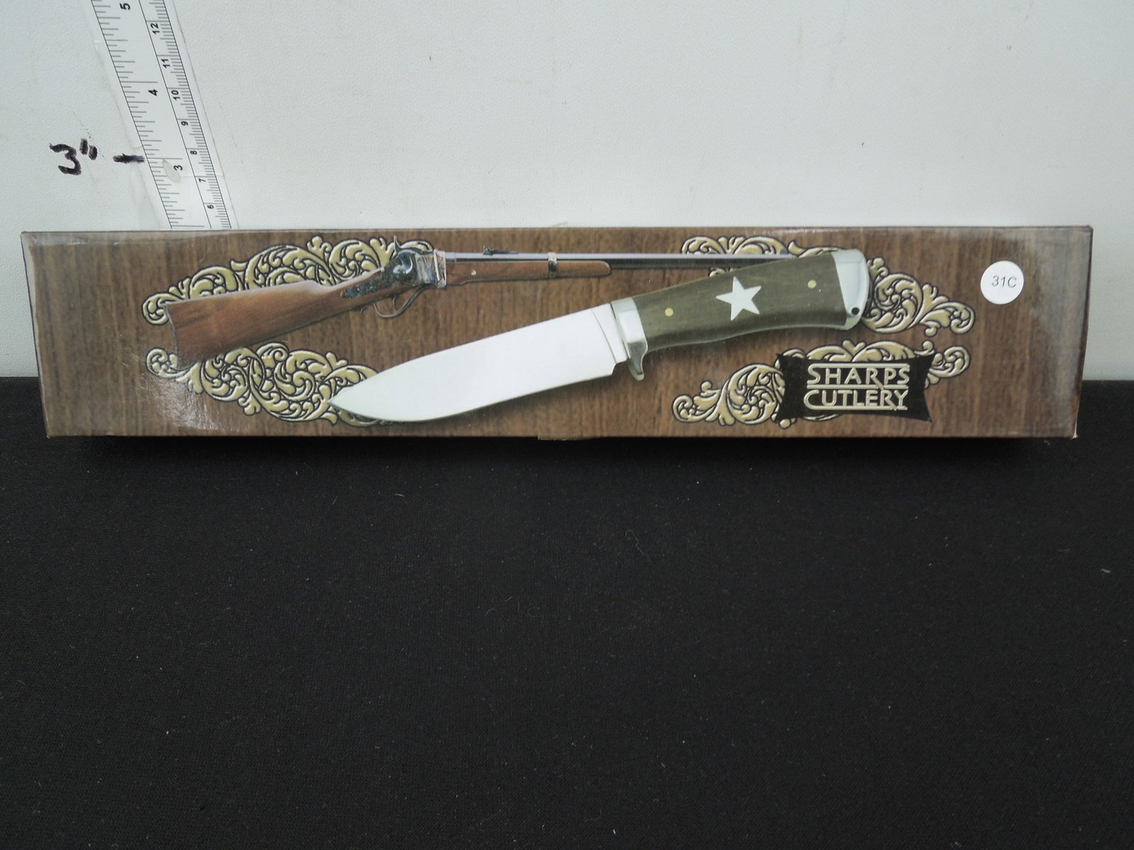Sharps Cutlery Knife w/ Sheath 10.5" overall: Sharps Cutlery Knife w/ Sheath 10.5" overall
