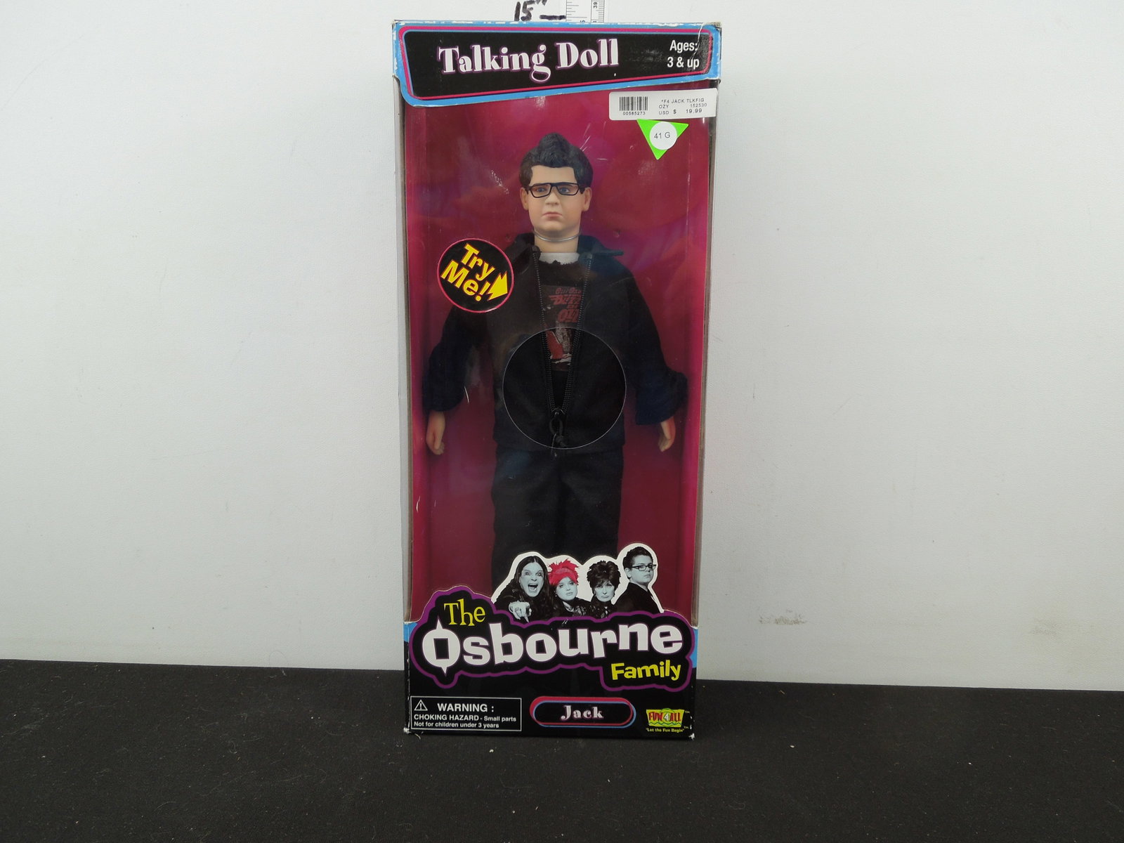 Jack Osborne Talking Doll (not tested ): Jack Osborne Talking Doll (not tested )