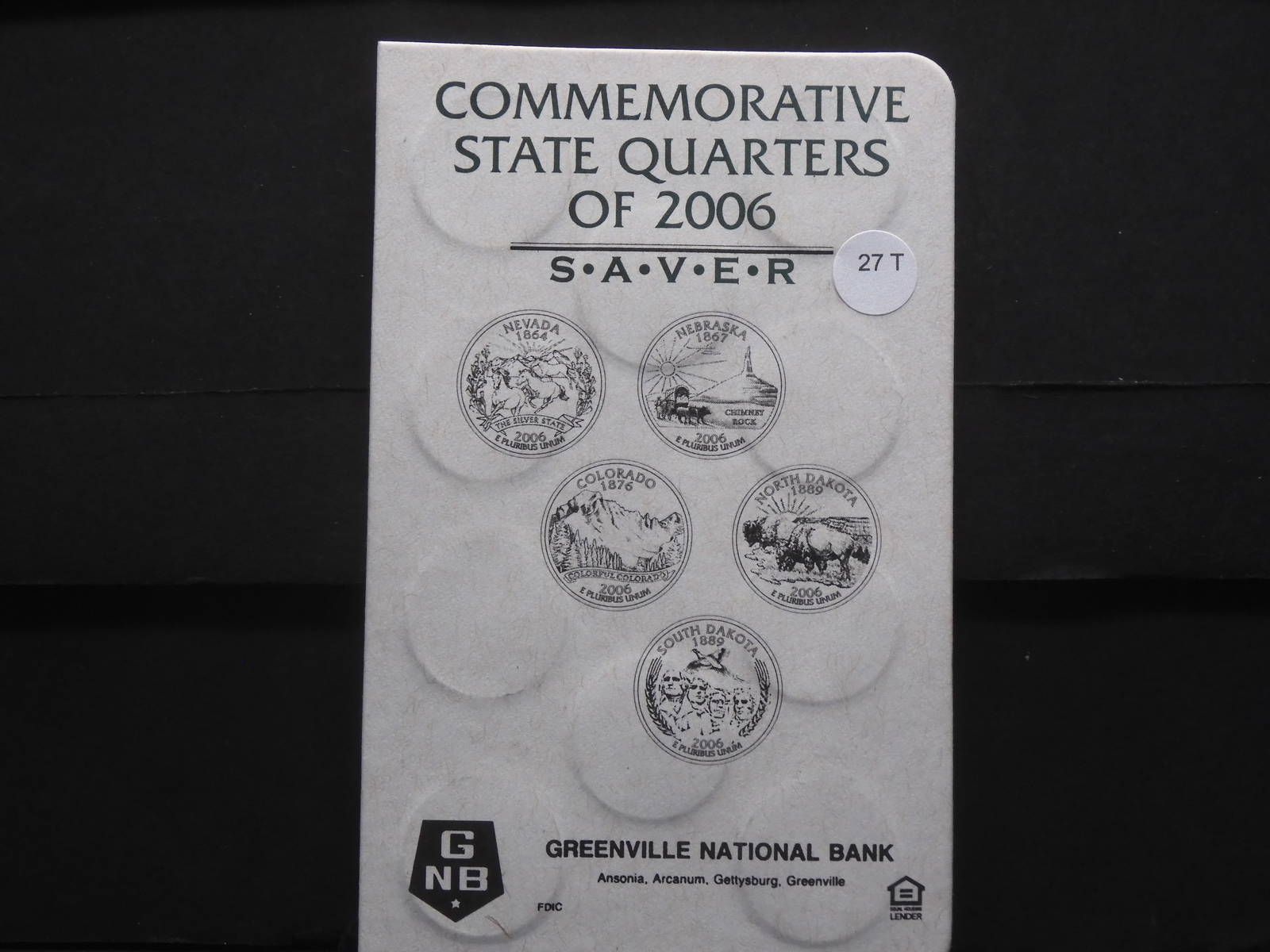 2006 Commemorative State Quarters 20 Coins Auction
