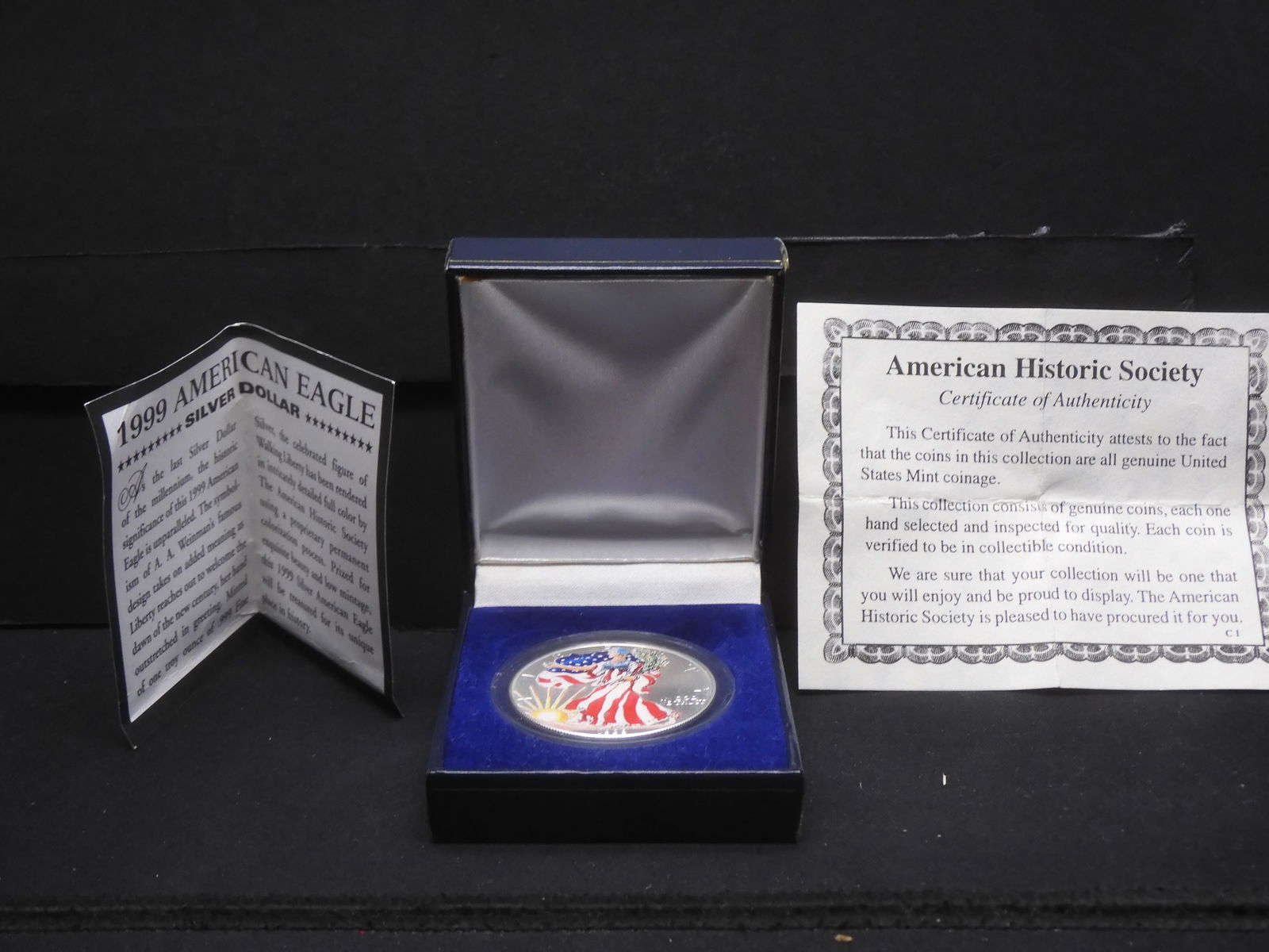 1999 American Silver Eagle - Painted (1 of 3)