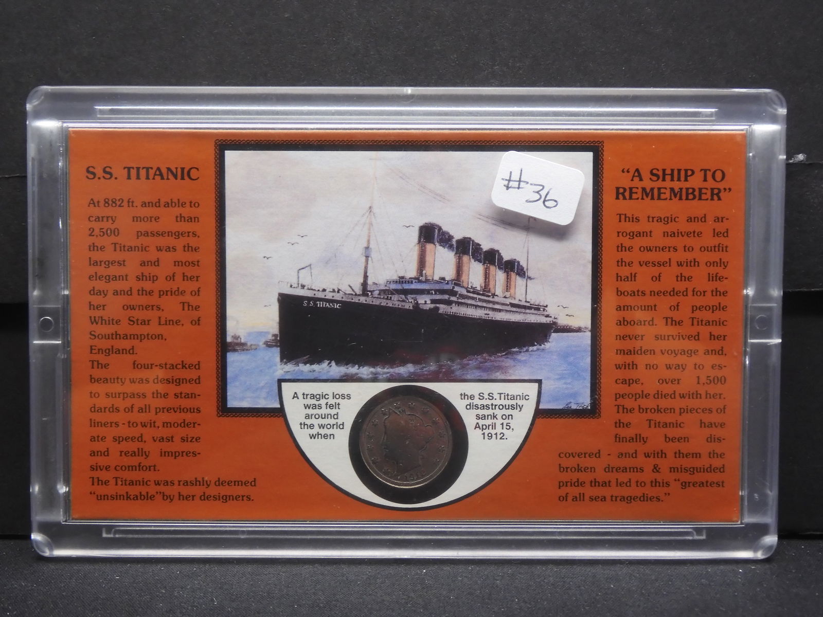 1912 S.S. Titanic V-Nickel (1 of 4)