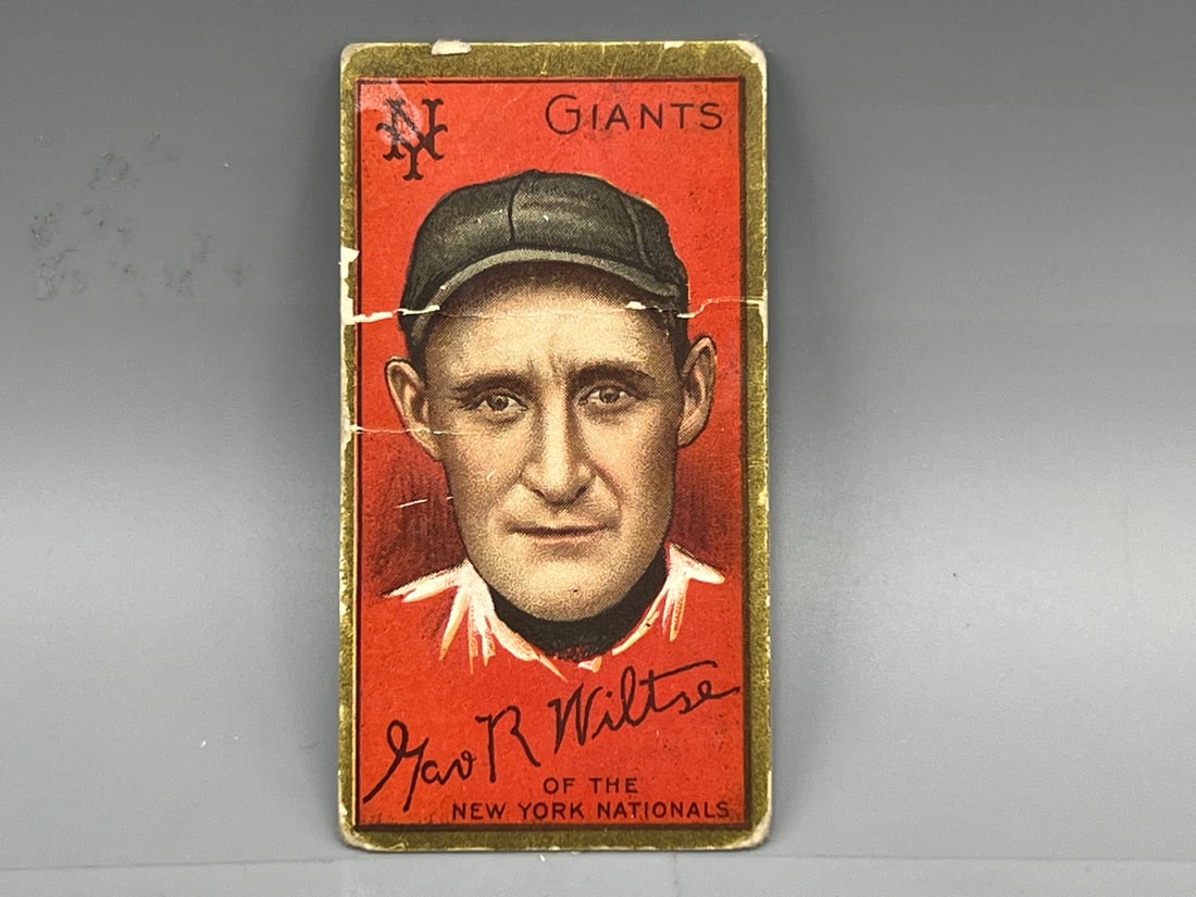 1911 T205 Gold Border George Wiltse American Beauty Back: 1911 T205 Gold Border George Wiltse American Beauty Back