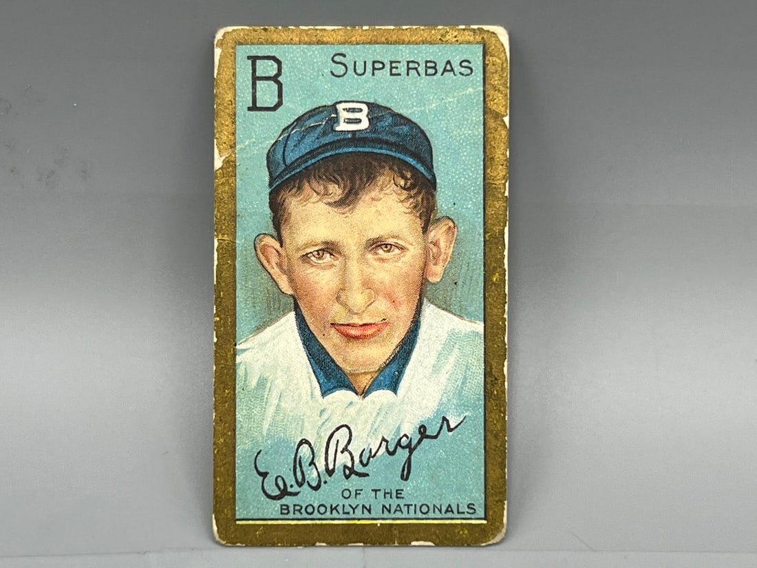 1911 T205 Gold Border Edward B. Barger Honest Long Cut Back (1 of 2)