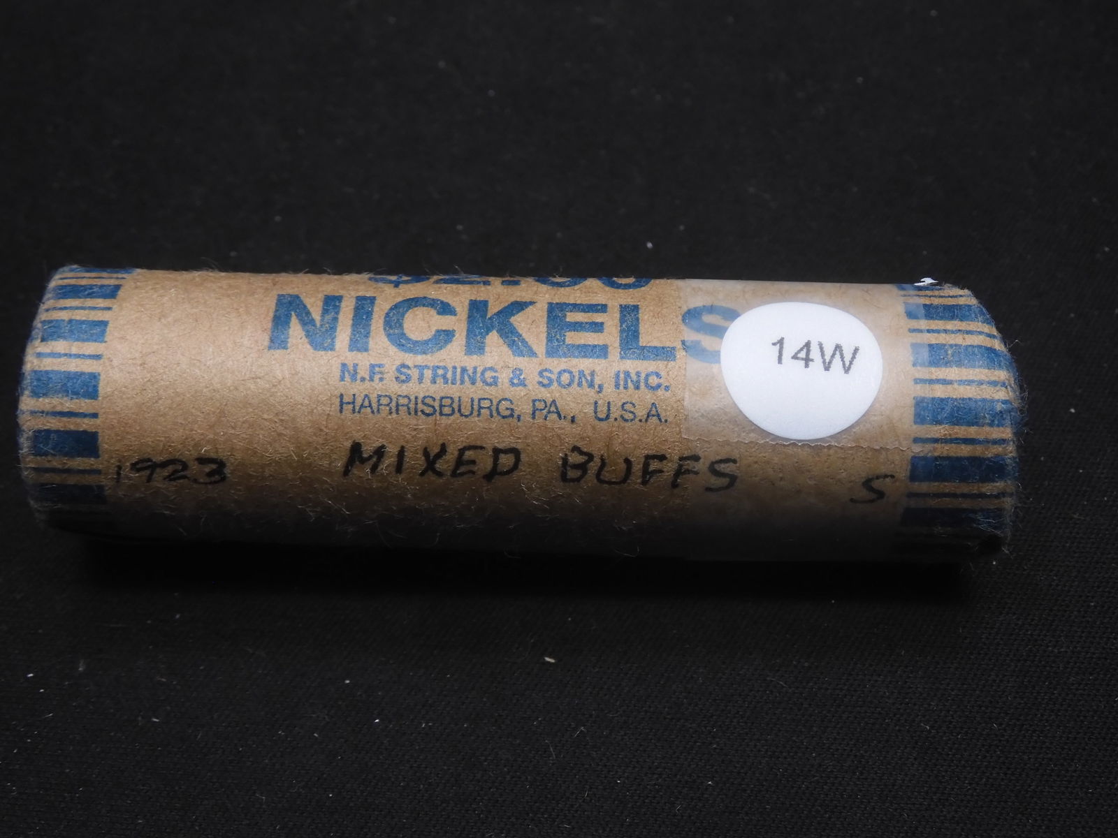 roll of mixed Buffalo Nickels w/ ends of 1923 & S (1 of 3)