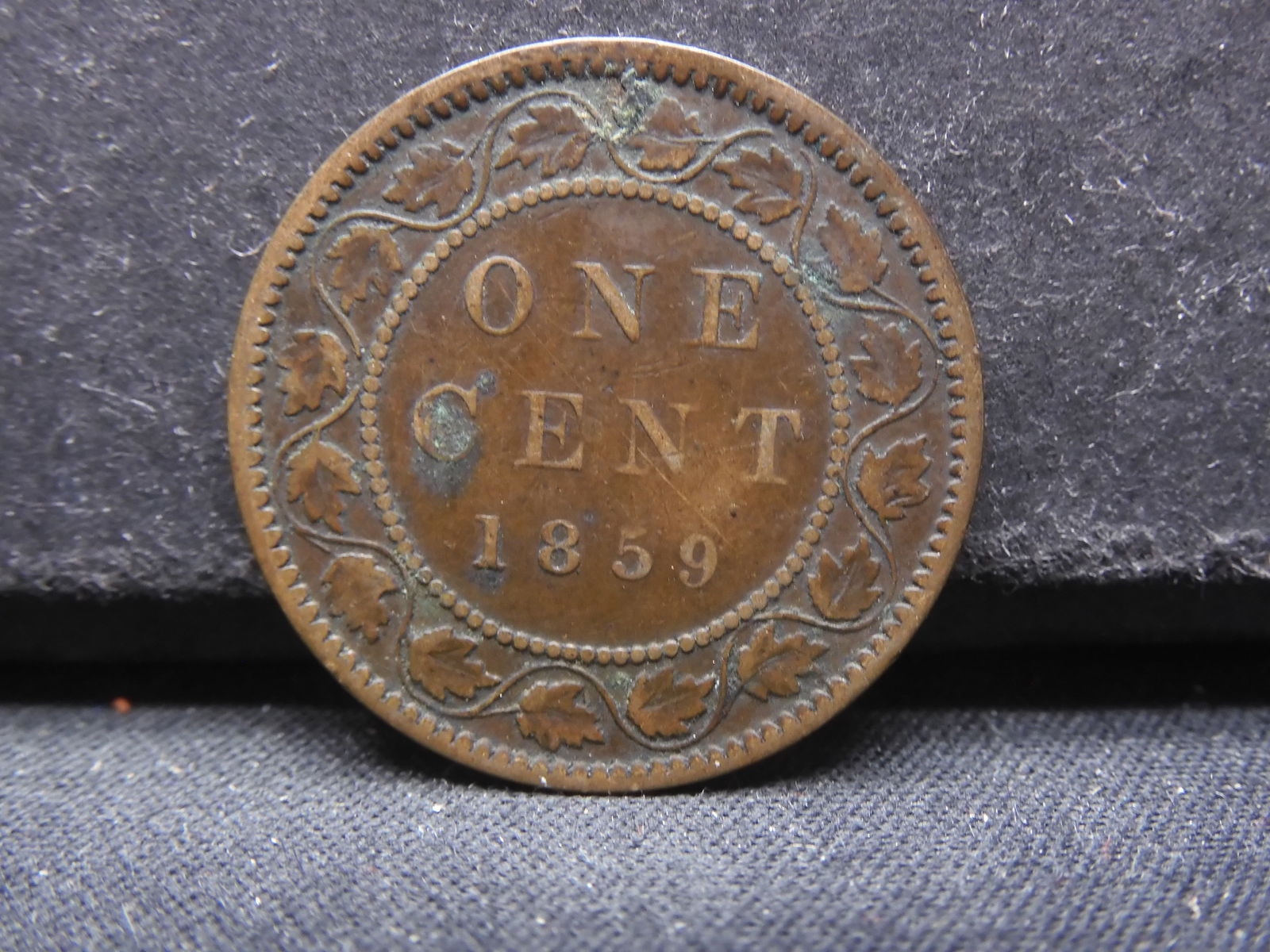 1859 Large Cent from Canada (1 of 4)