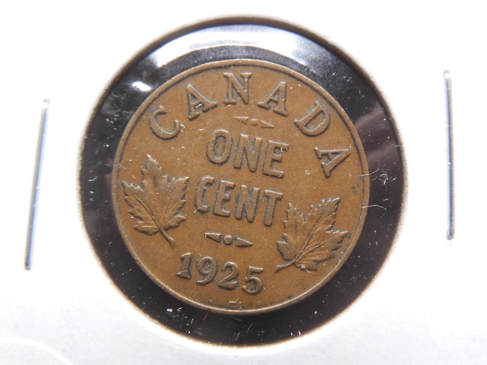KEY 1925 Canada Once Cent XF: KEY 1925 Canada Once Cent XF