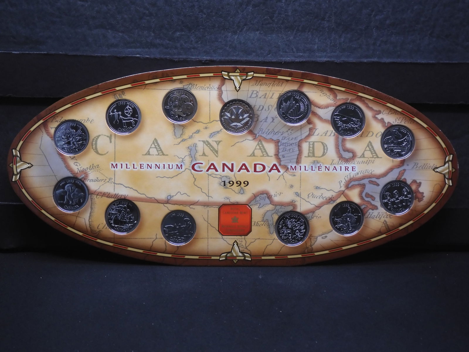 1999 13 Coin 25 Cent Millenium Set (1 of 5)