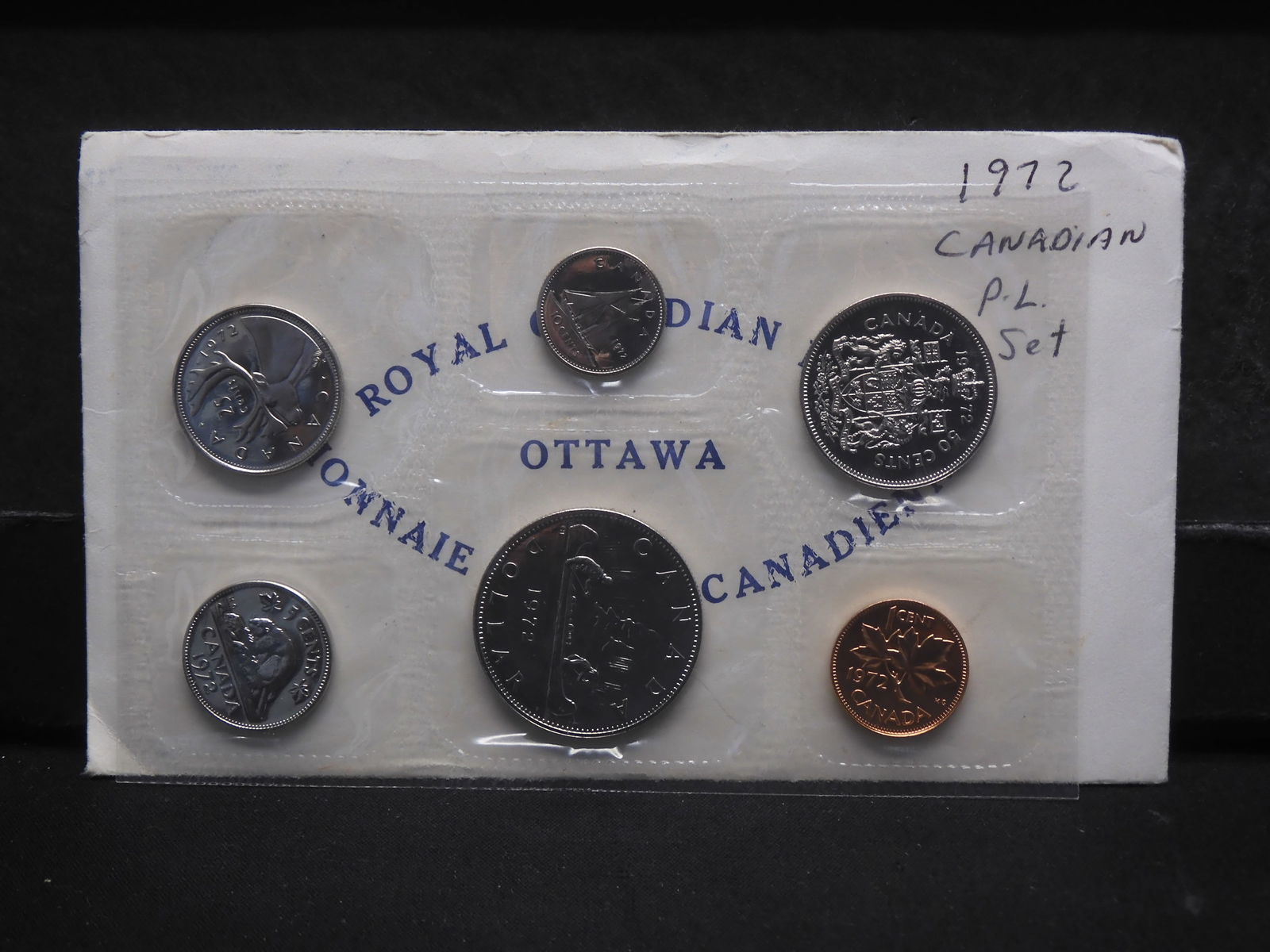 1972 Proof Like Set from Canada (1 of 3)