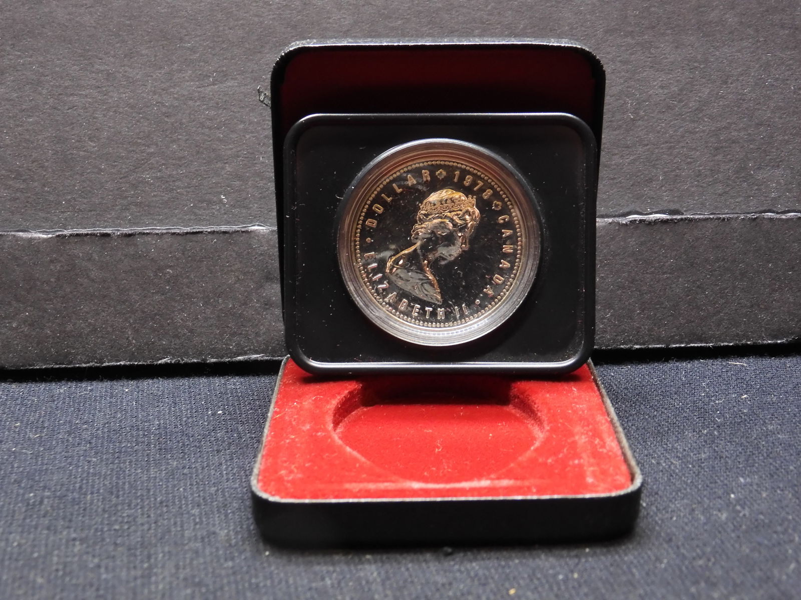 1978 Canada silver $1.  Minted for the Edmonton Commonwealth Games.  Specimen. (1 of 3)