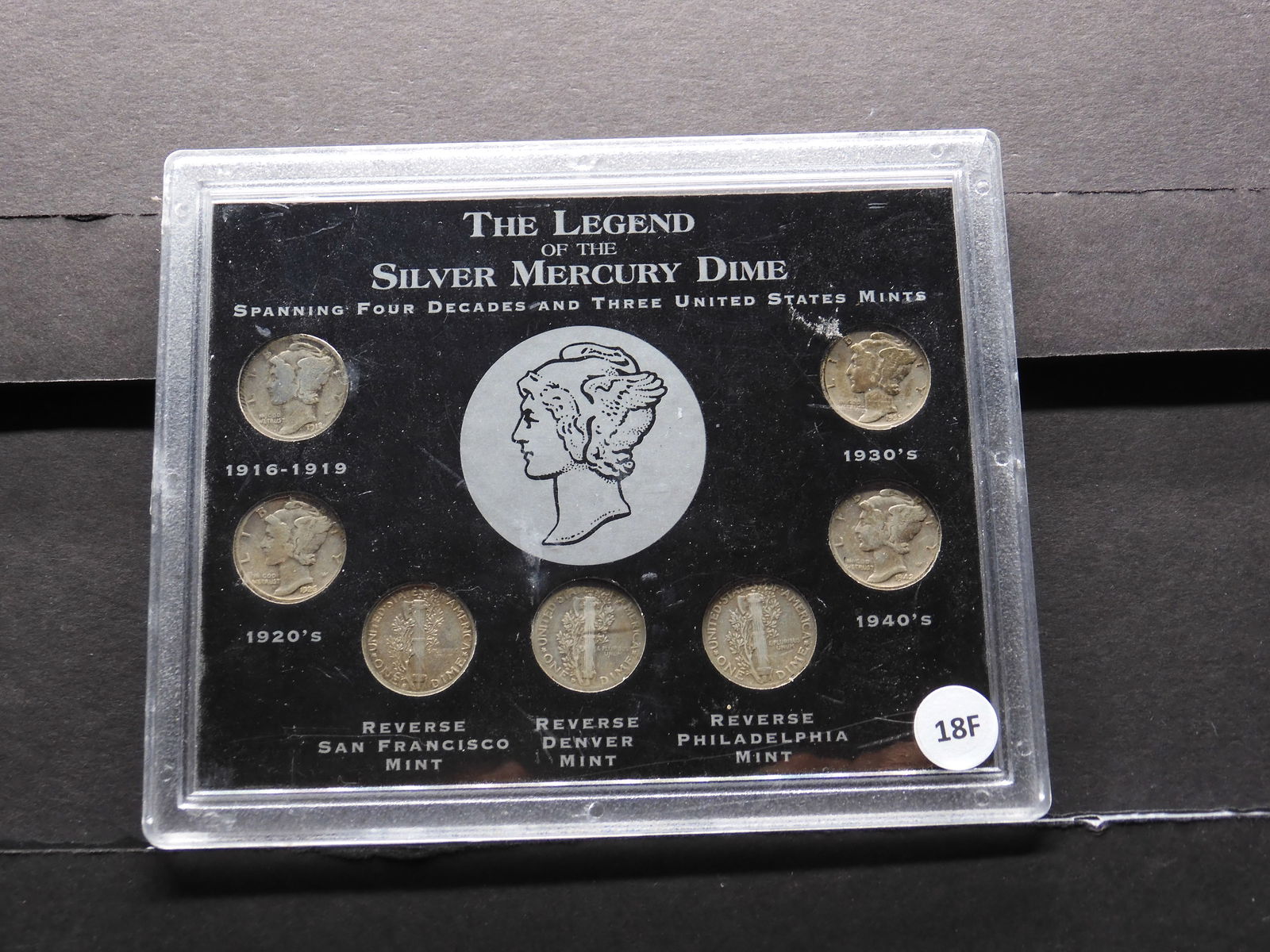 The Legend of the Silver Mercury Dime - 1918-D, 1926, 1935-S, 1942, 1942-D, 1944, 1945-S (1 of 2)